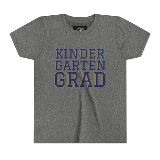 Kindergarten Grad Youth Tee — "Class of 38" Back Sports Jersey Style