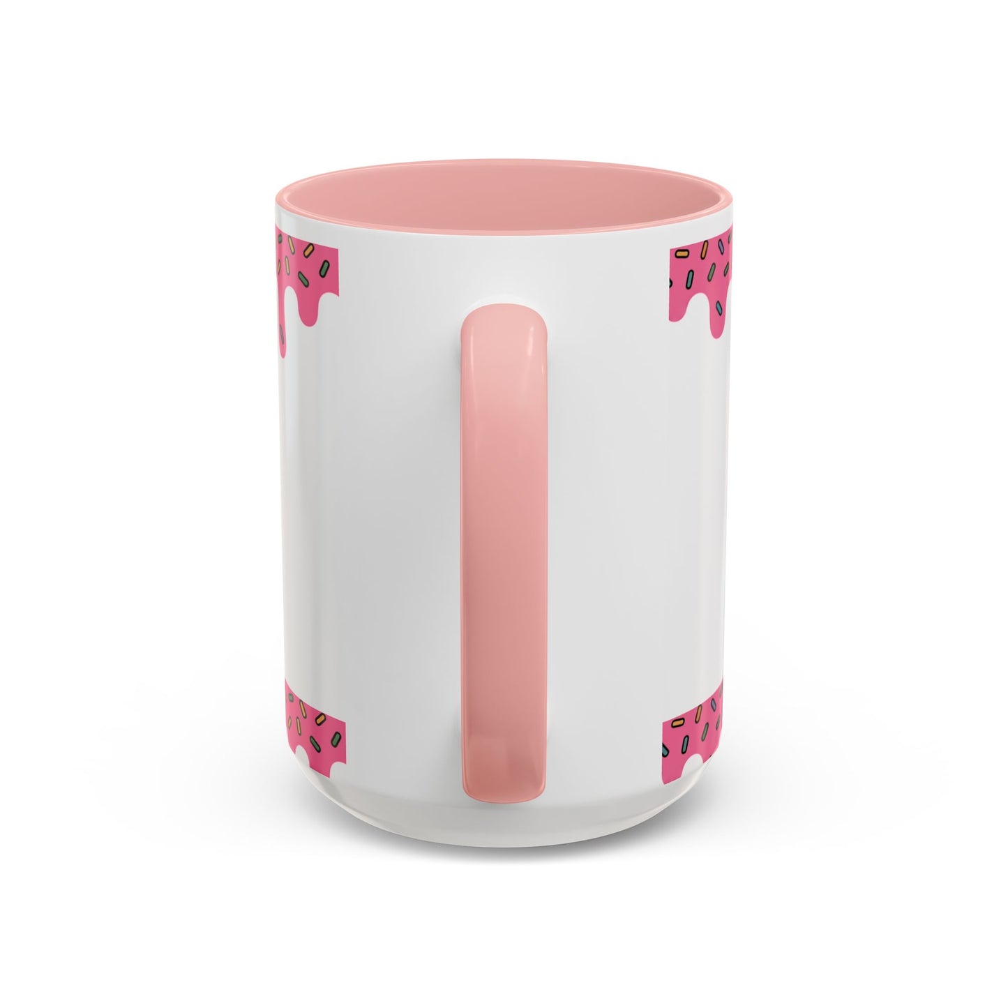 Mama Baseball Drip Accent Coffee Mug – Pink Sprinkle Baseball Mom Gift (11/15oz)