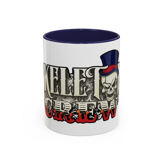 Skull with Top Hat Accent Coffee Mug | 11oz 15oz