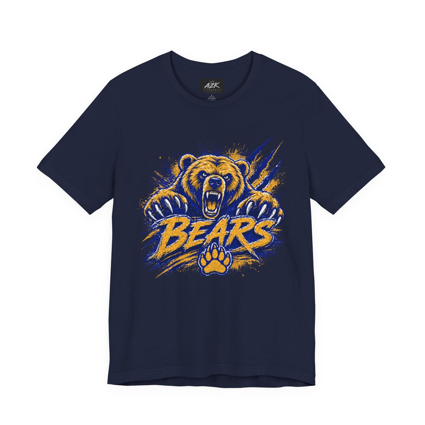 Bears Mascot Roaring Tee — School Spirit Sports T-Shirt
