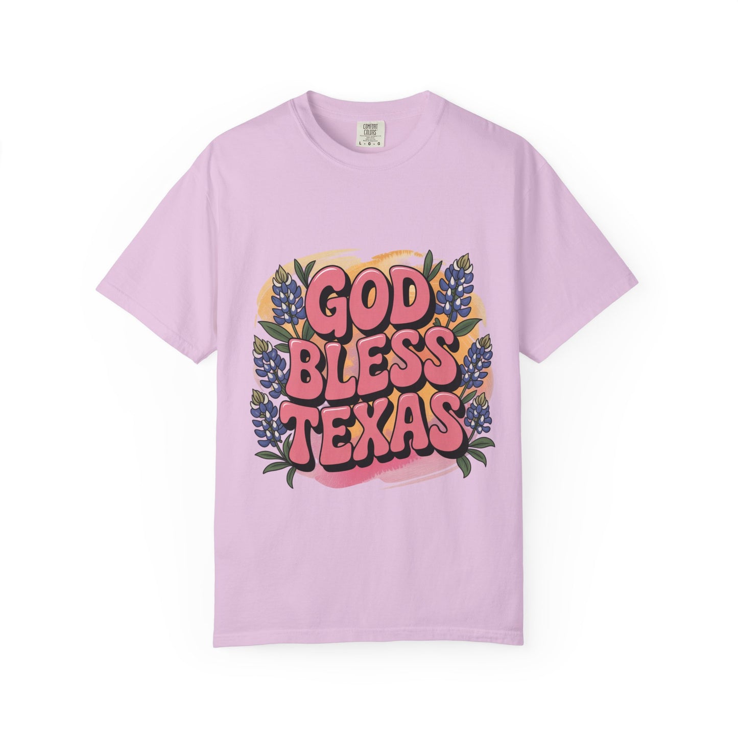 God Bless Texas Floral T-Shirt