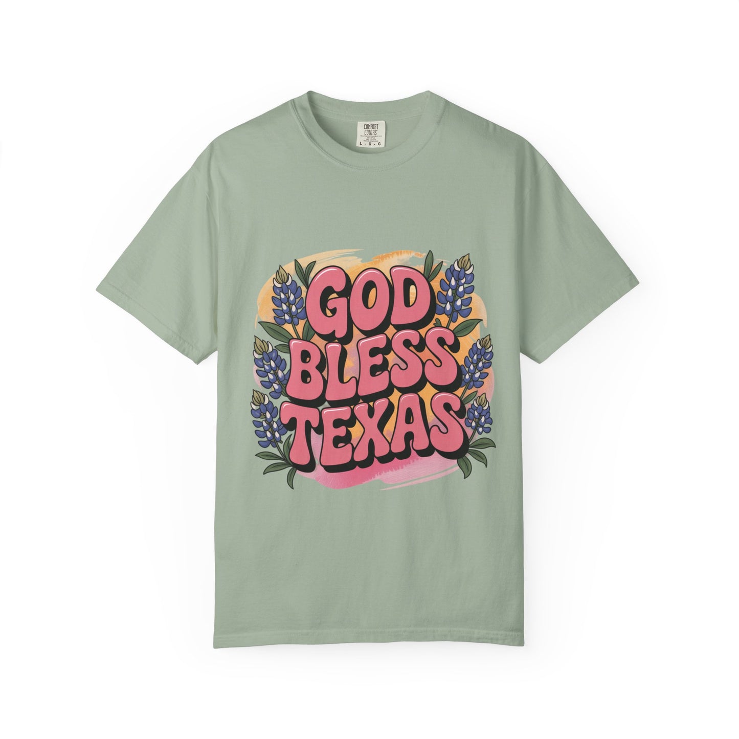 God Bless Texas Floral T-Shirt