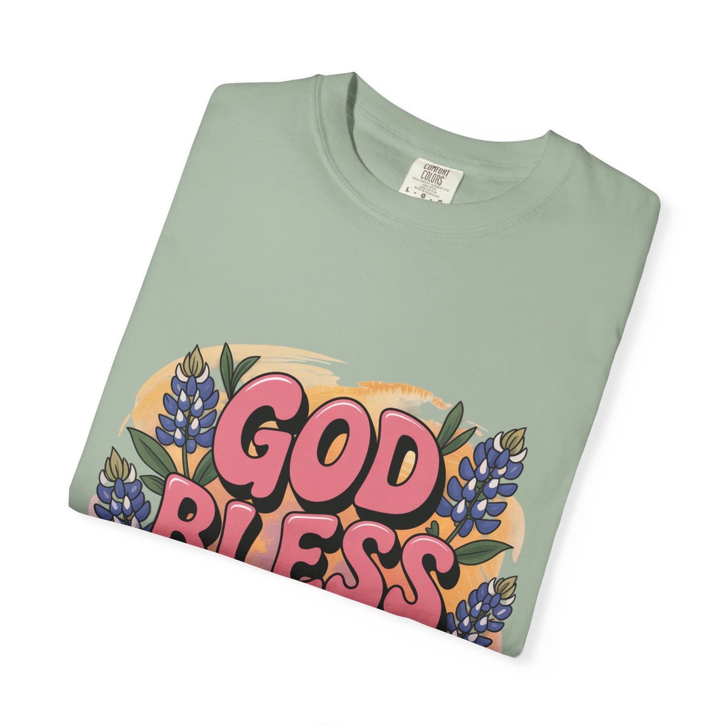 God Bless Texas Floral T-Shirt