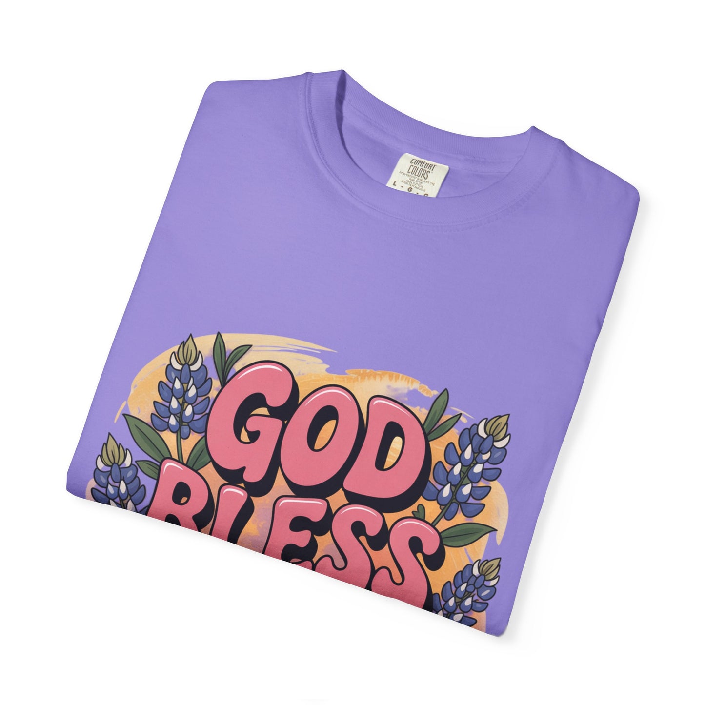 God Bless Texas Floral T-Shirt