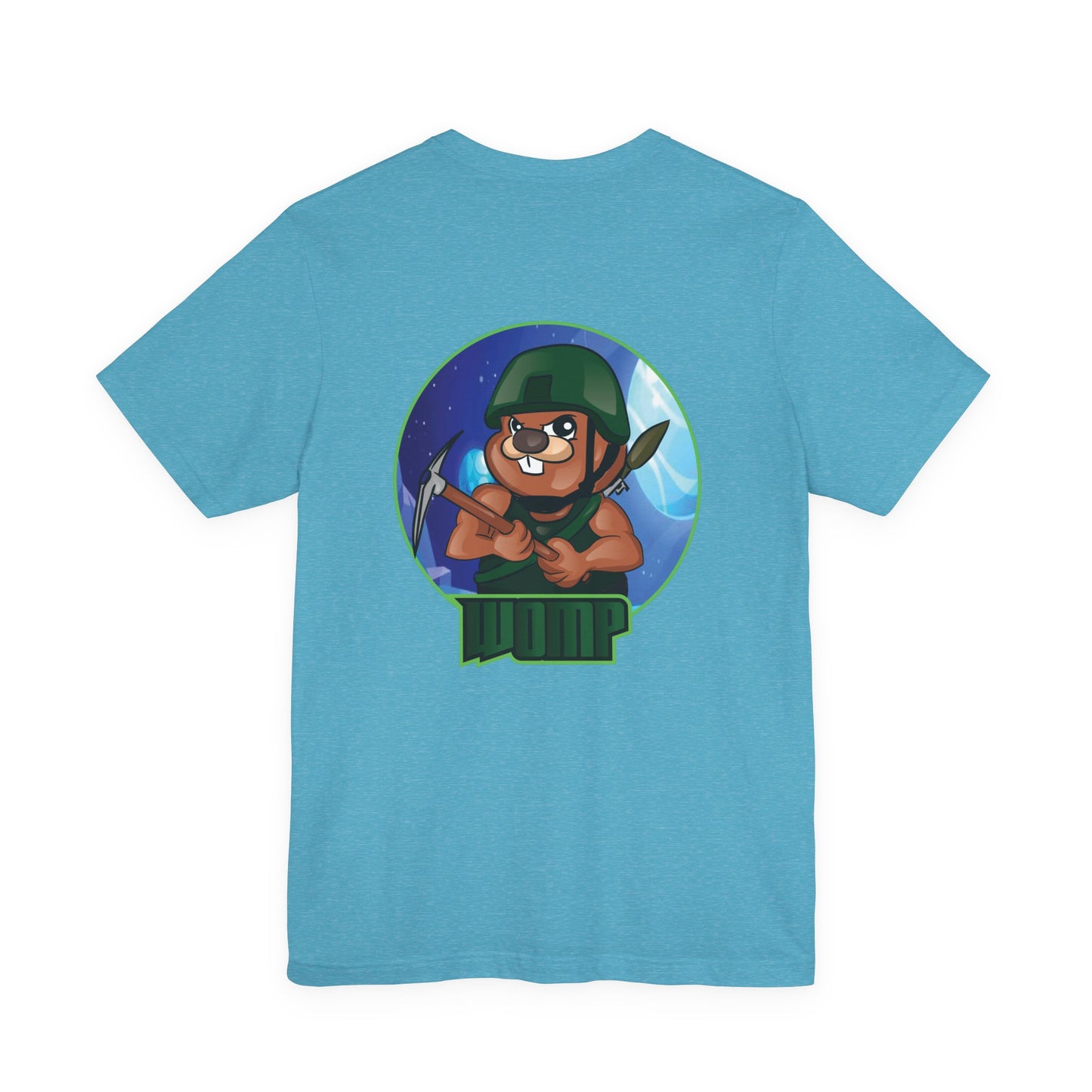Beaver Archer Graphic Tee — 'WUP' Cute Gamer Wildlife T-Shirt
