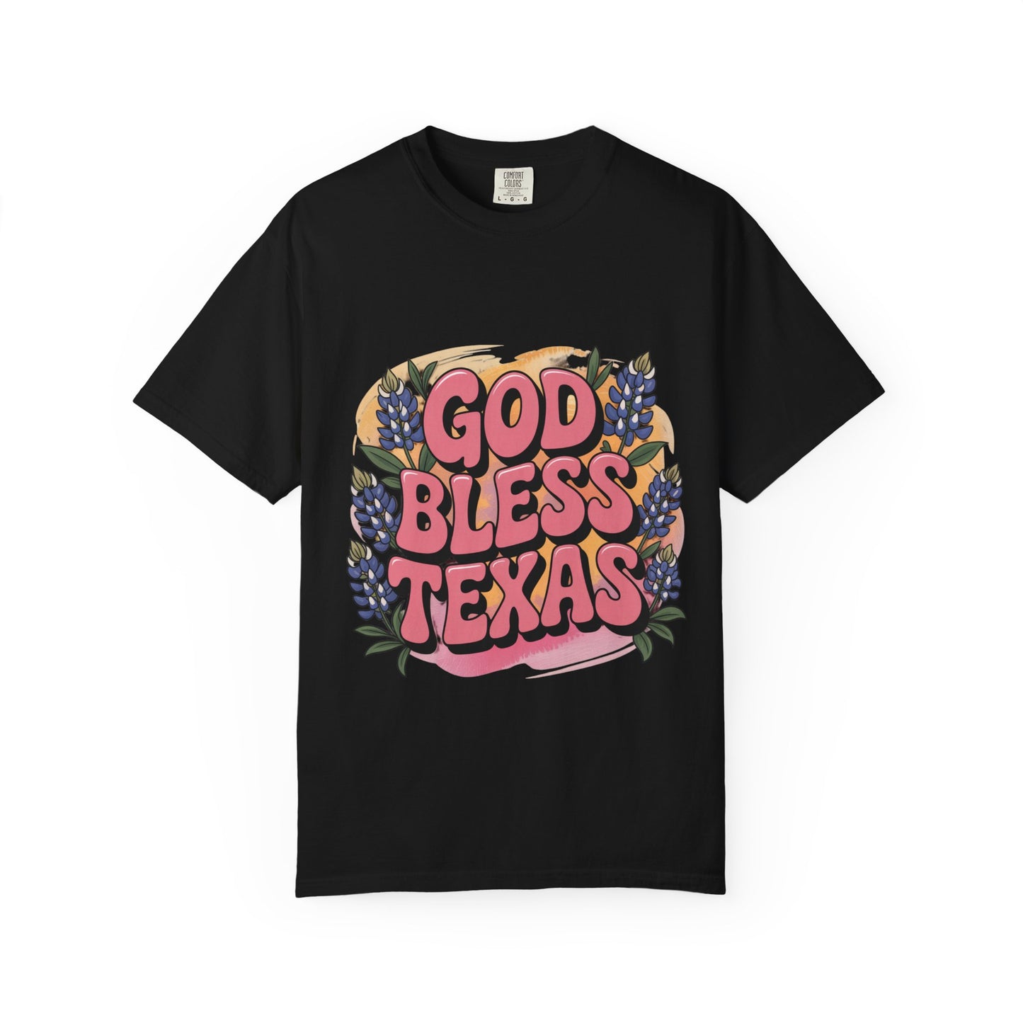 God Bless Texas Floral T-Shirt