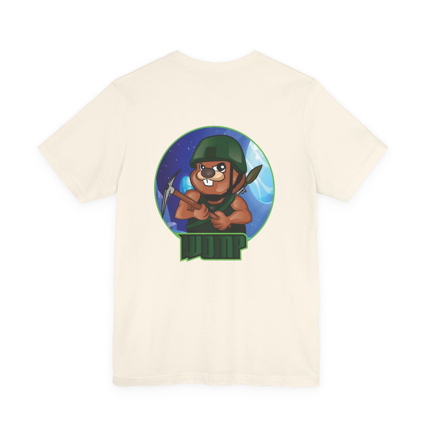 Beaver Archer Graphic Tee — 'WUP' Cute Gamer Wildlife T-Shirt