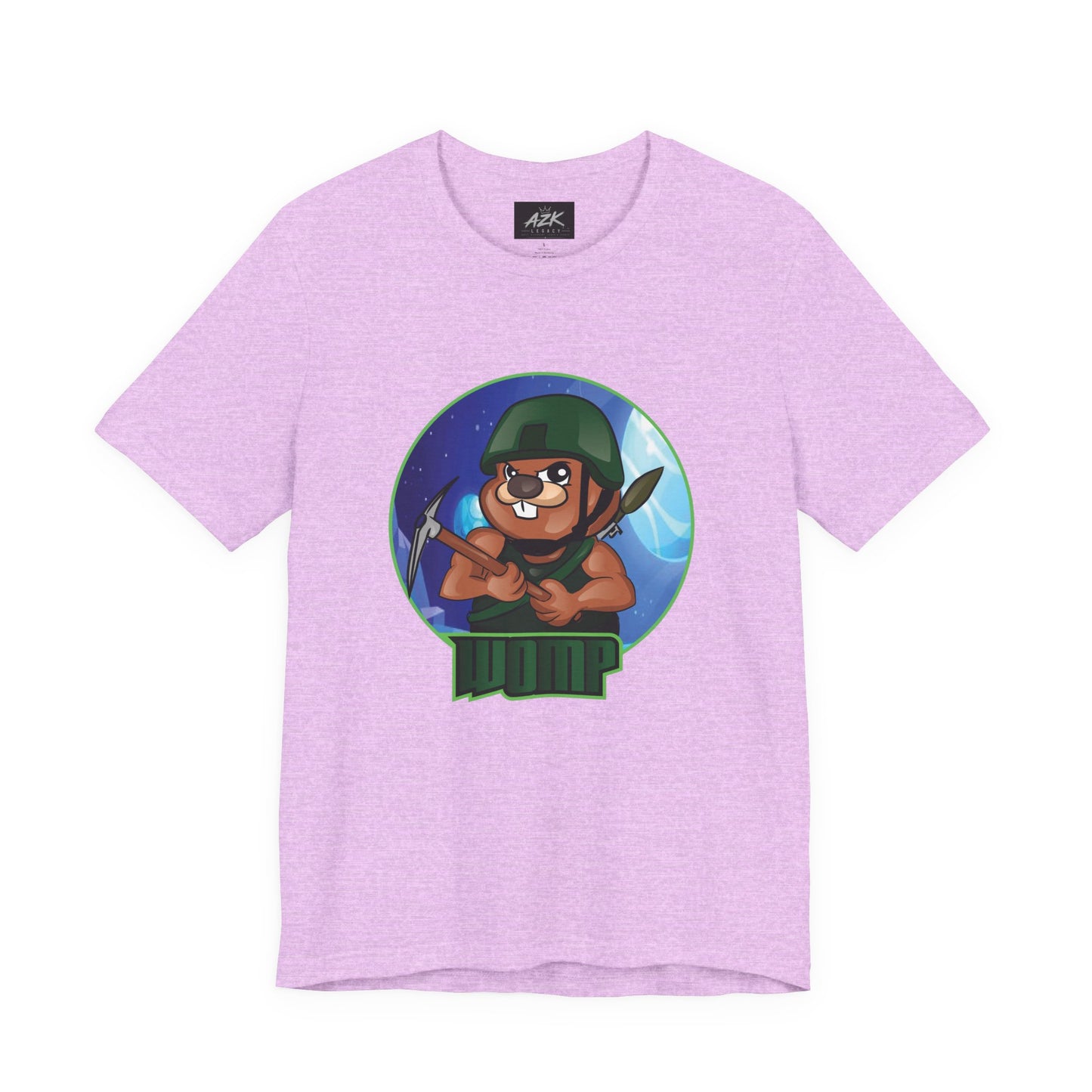 Soldier Bear Cartoon T‑Shirt — Cute Military Mascot Tee