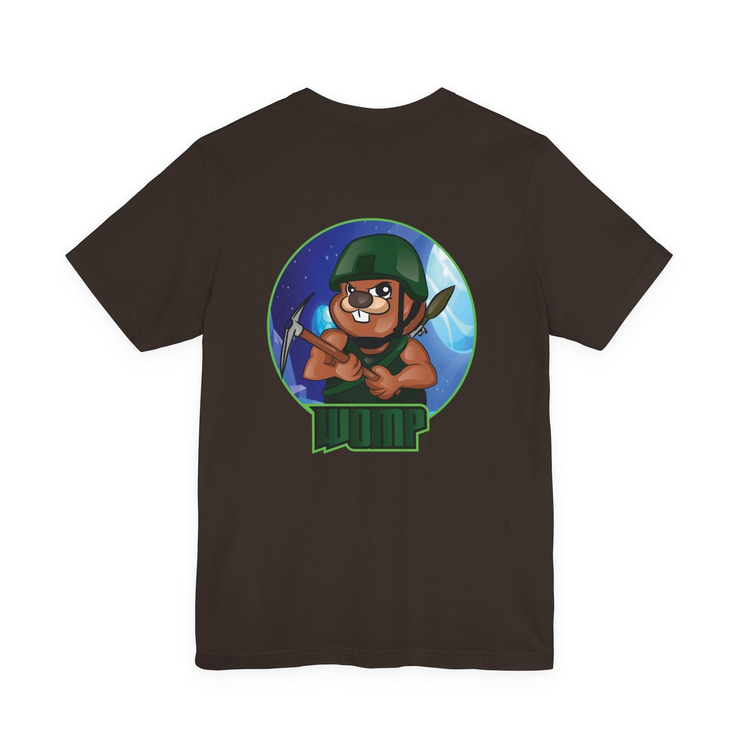 Beaver Archer Graphic Tee — 'WUP' Cute Gamer Wildlife T-Shirt