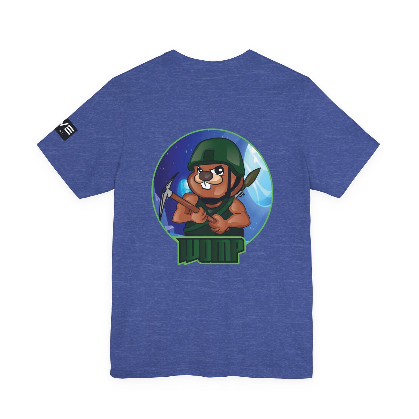 Wump Beaver Gamer Tee — Cartoon Archer Mascot Graphic T-Shirt