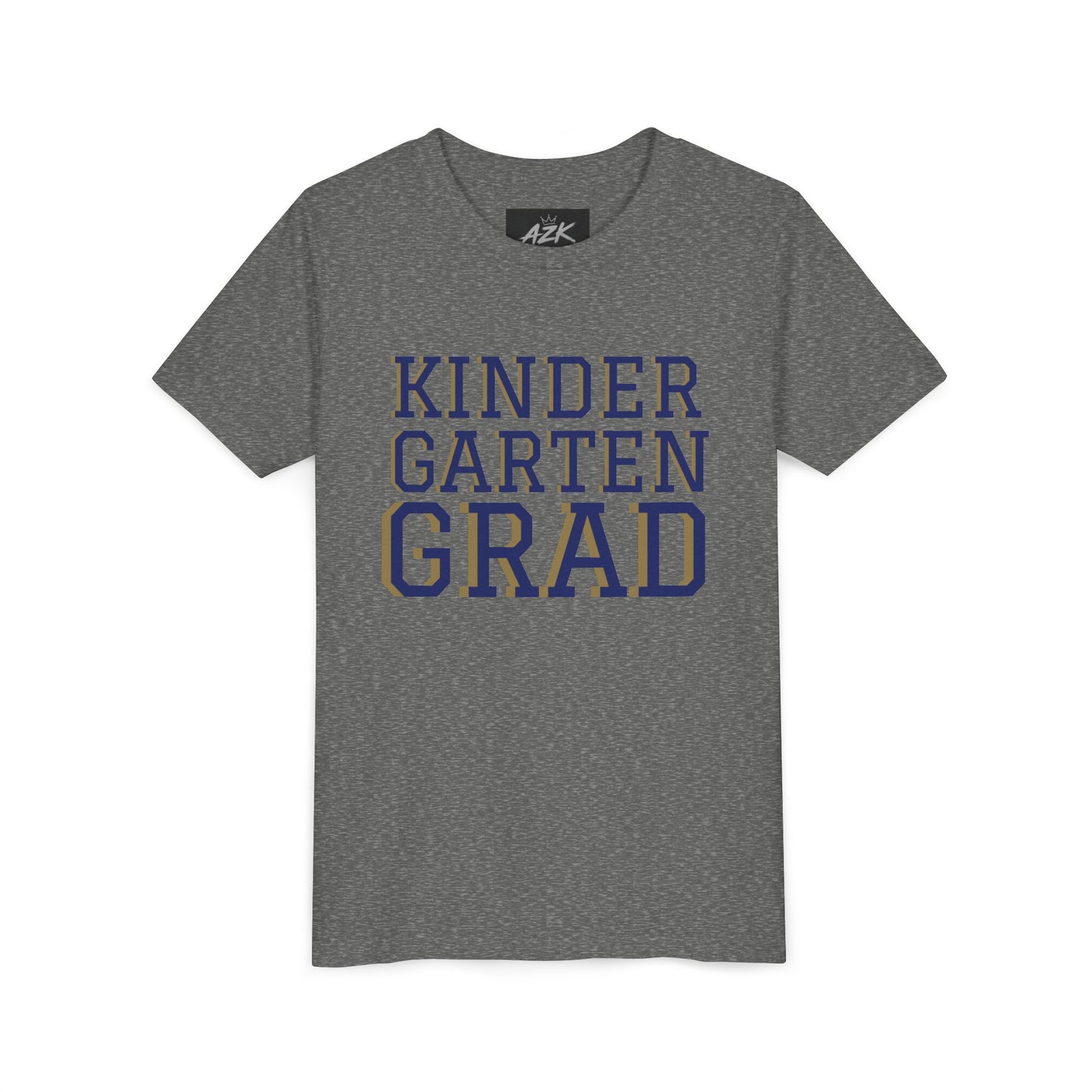Kindergarten Grad Youth Tee — "Class of 38" Back Sports Jersey Style