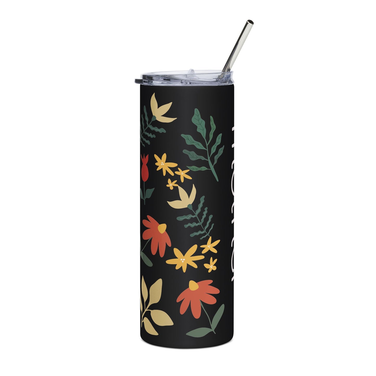 Mother Floral Stainless Steel Tumbler — 20oz Insulated Travel Cup