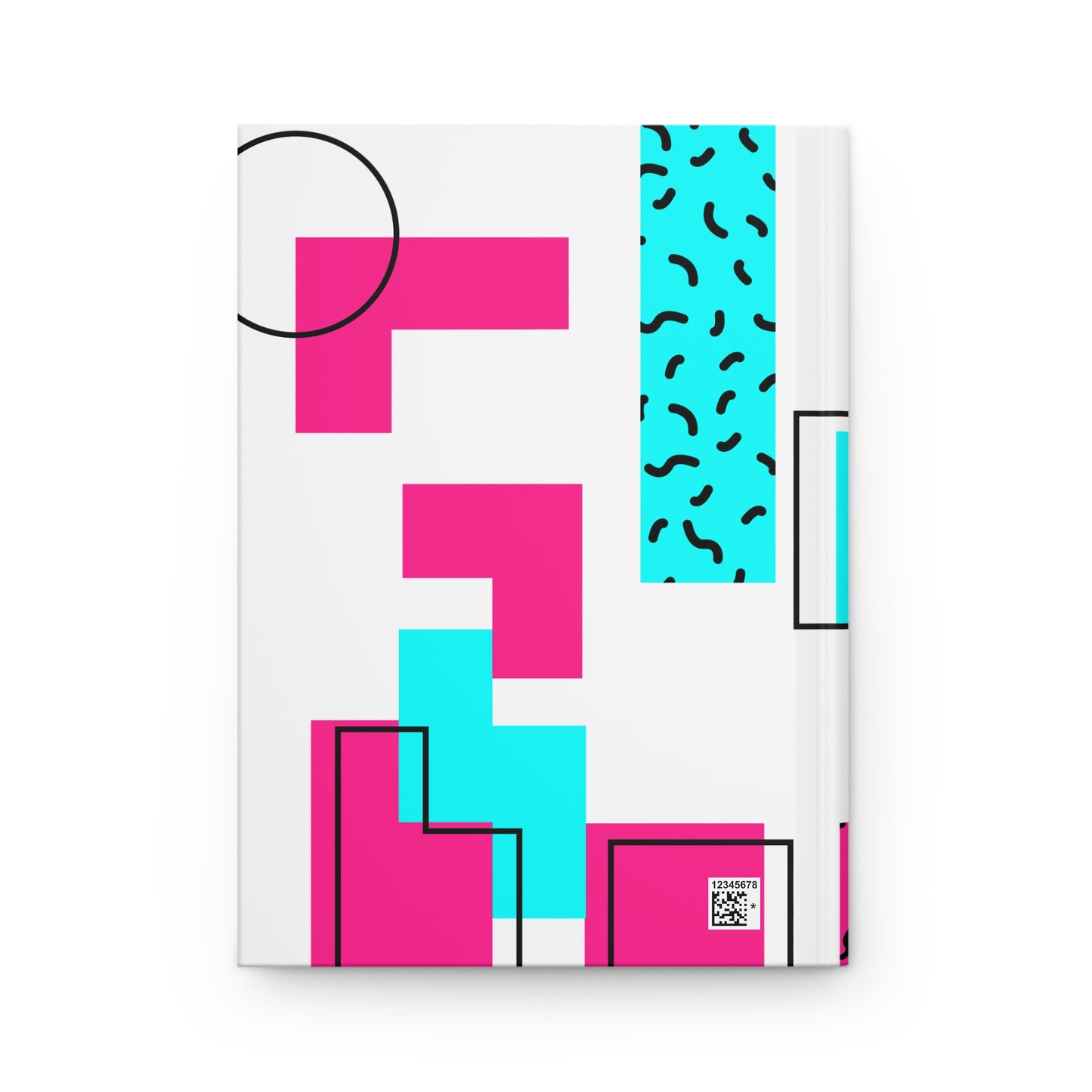 Sermon Notes Hardcover Journal — Retro Geometric Church Notebook
