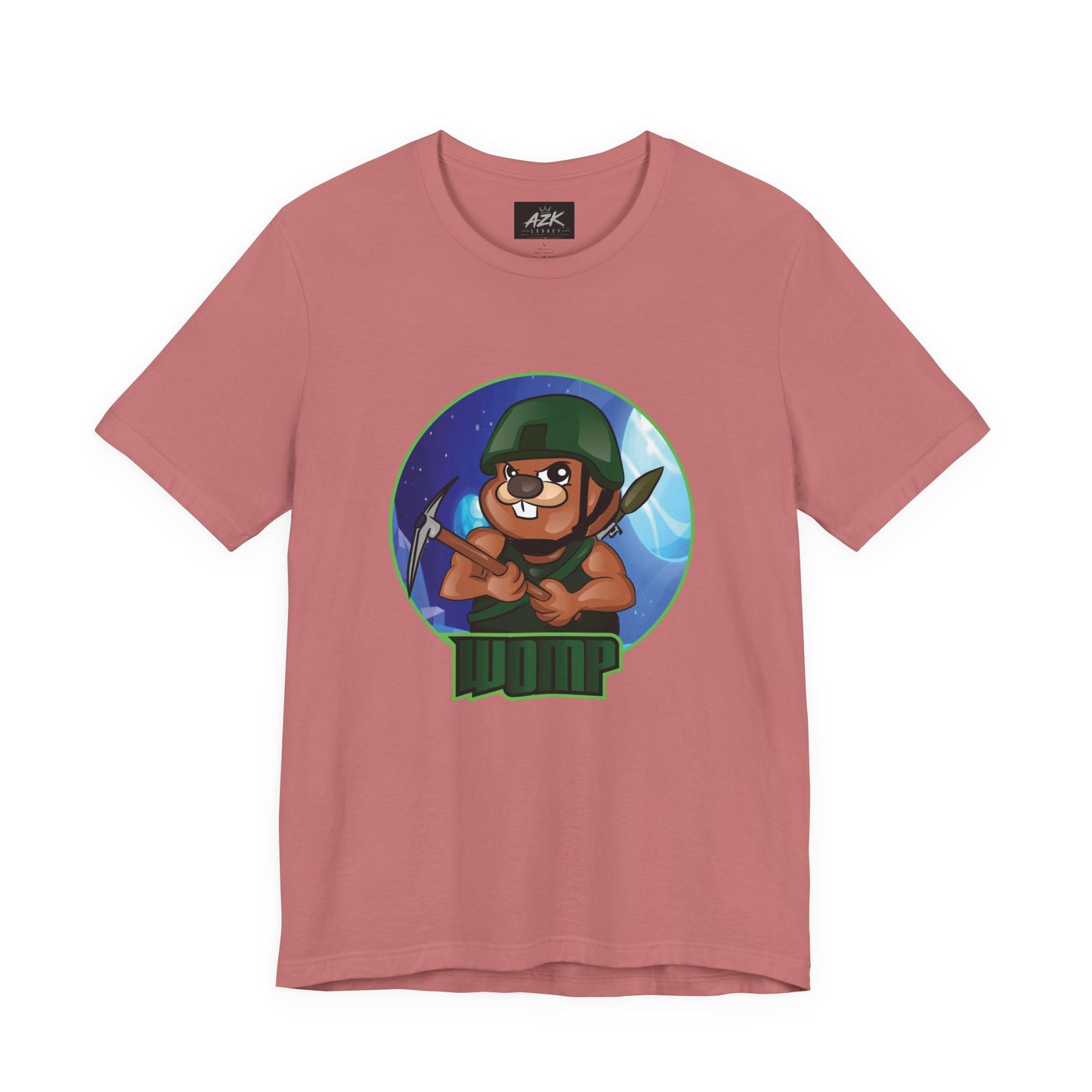Soldier Bear Cartoon T‑Shirt — Cute Military Mascot Tee
