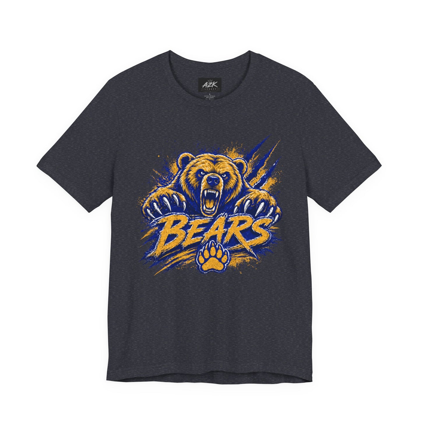 Bears Mascot Roaring Tee — School Spirit Sports T-Shirt