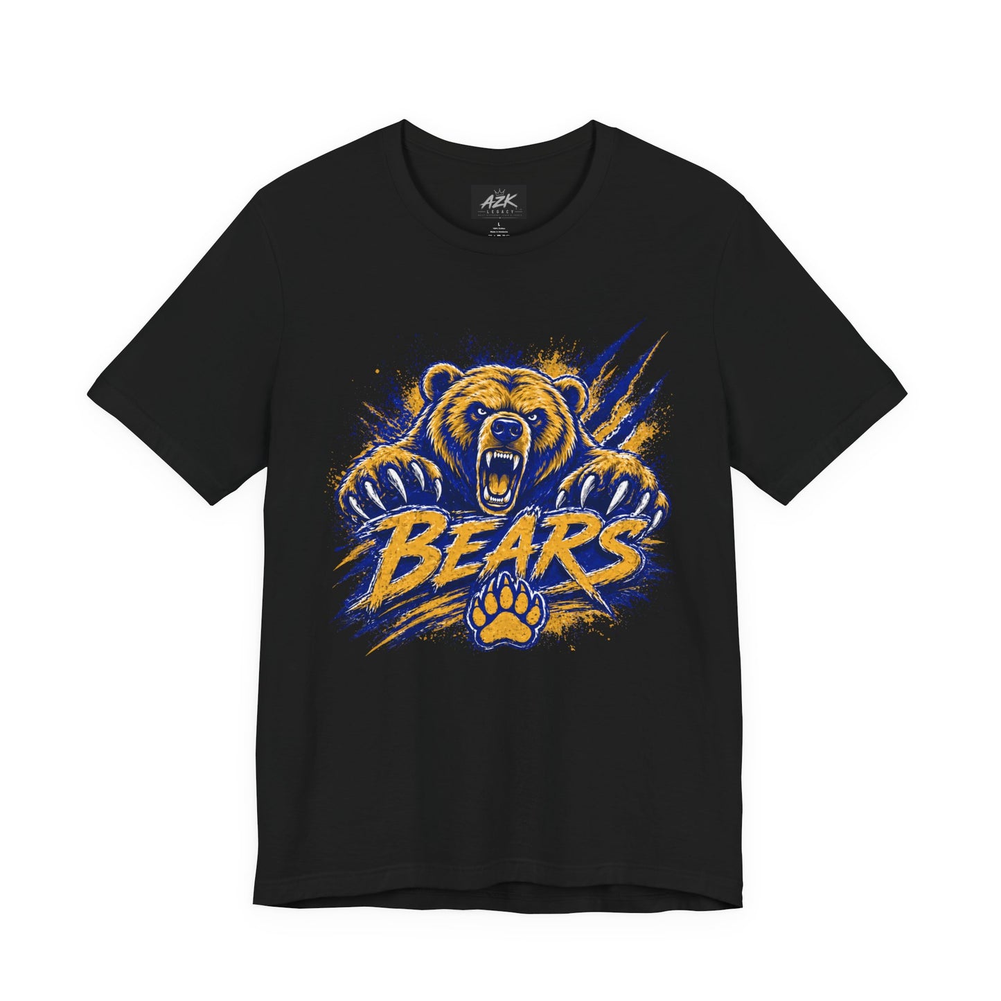 Bears Mascot Roaring Tee — School Spirit Sports T-Shirt