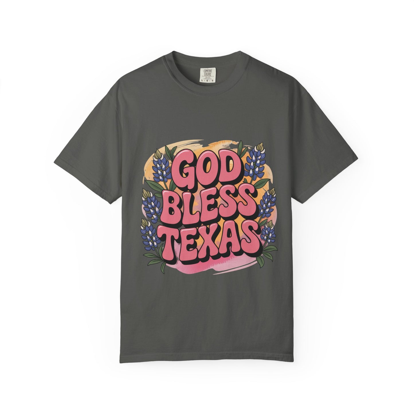 God Bless Texas Floral T-Shirt