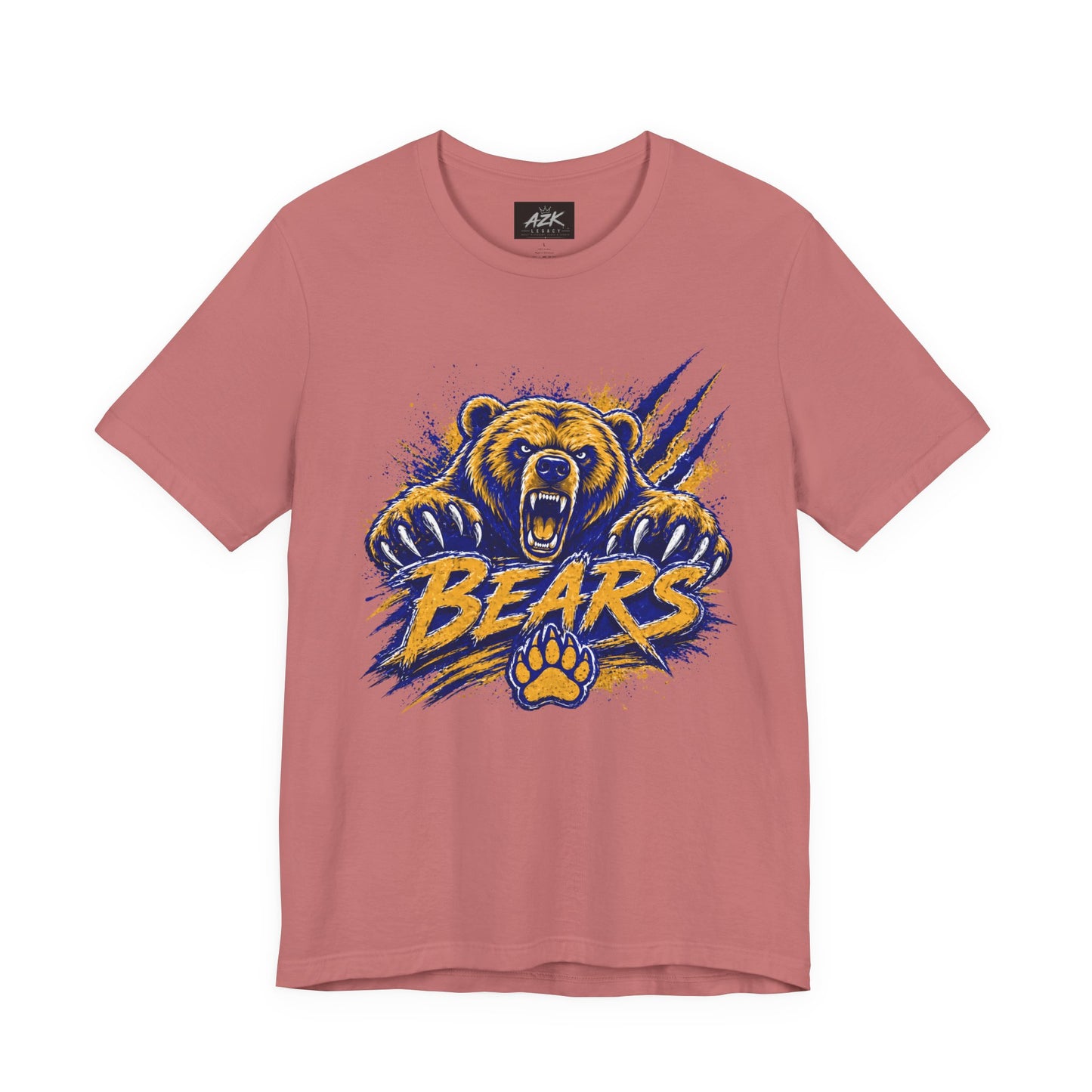 Bears Mascot Roaring Tee — School Spirit Sports T-Shirt