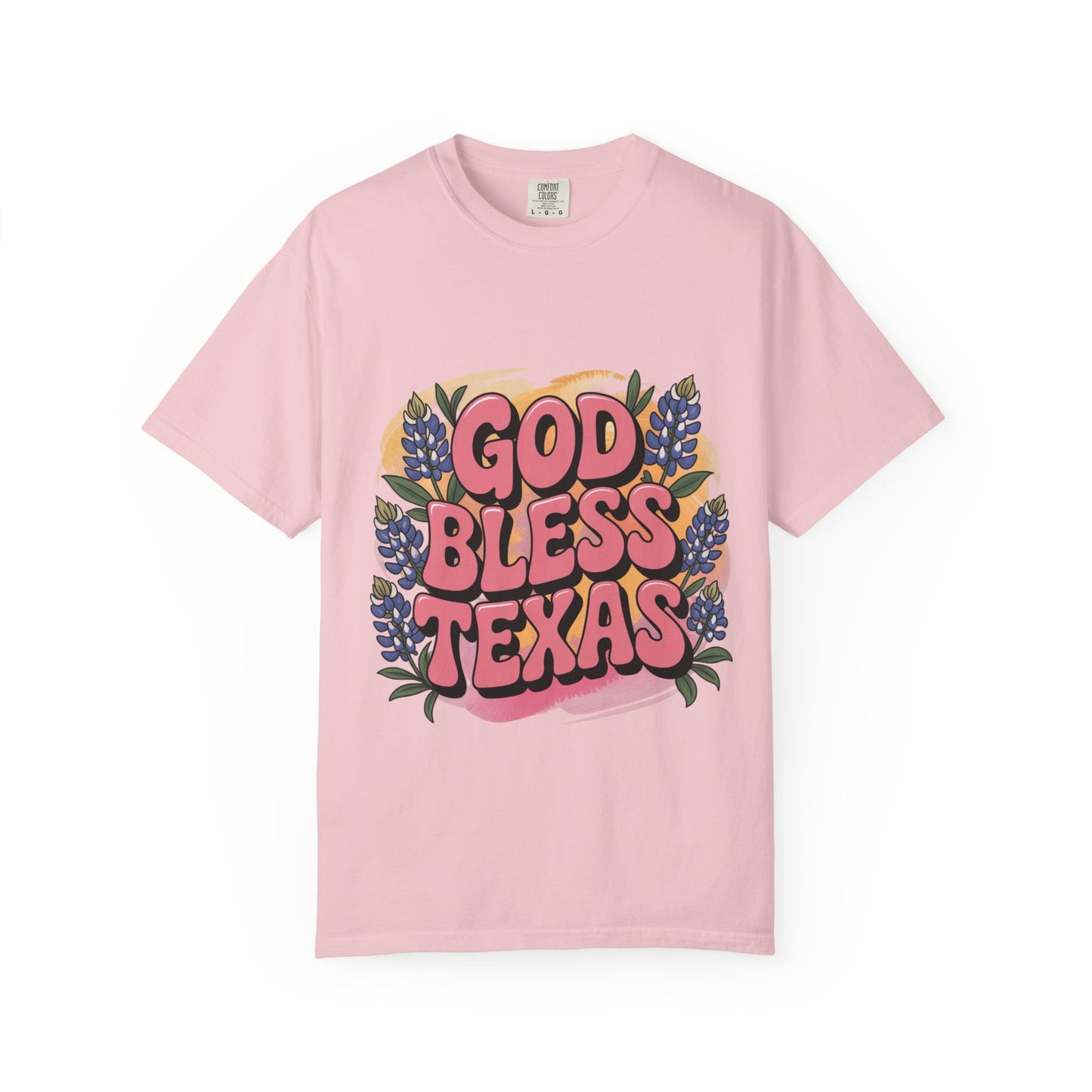 God Bless Texas Floral T-Shirt