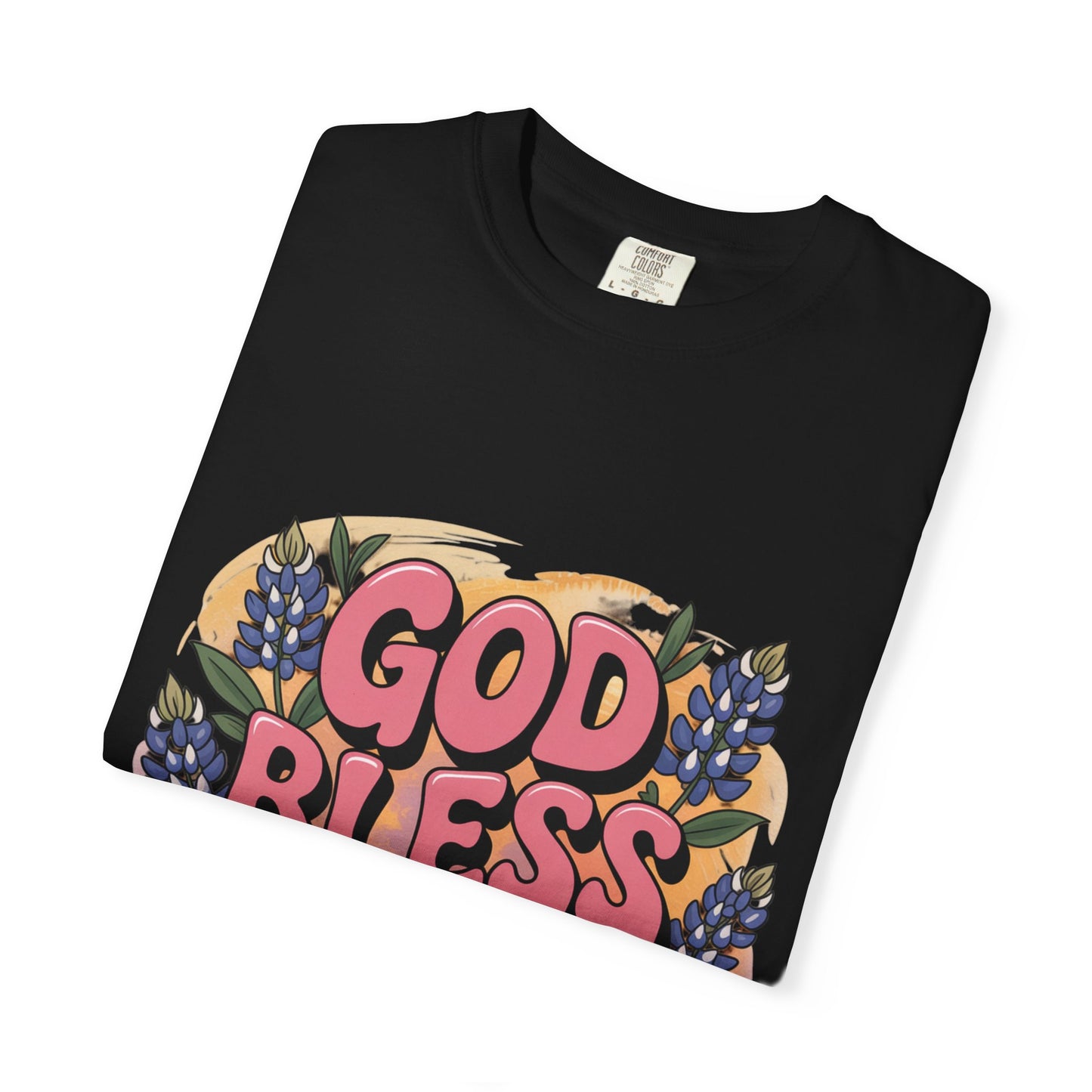 God Bless Texas Floral T-Shirt