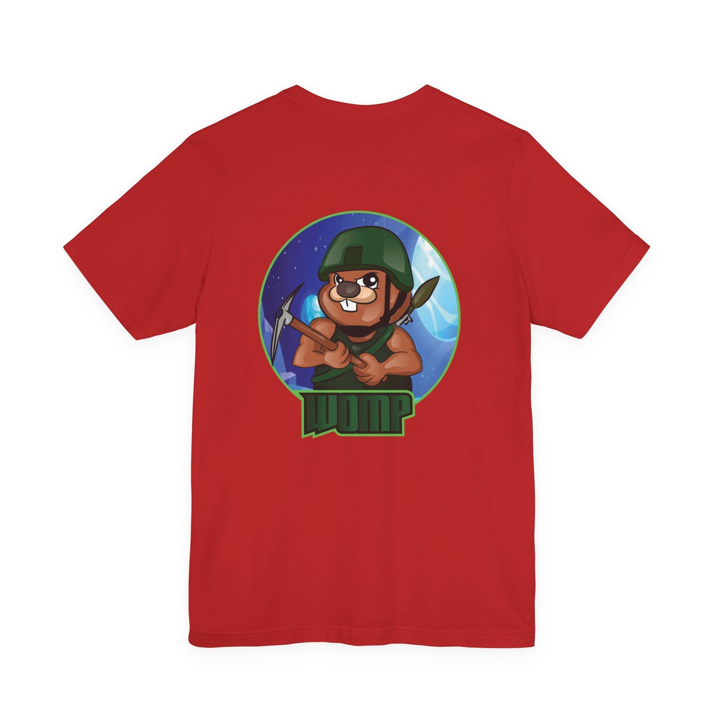 Beaver Archer Graphic Tee — 'WUP' Cute Gamer Wildlife T-Shirt