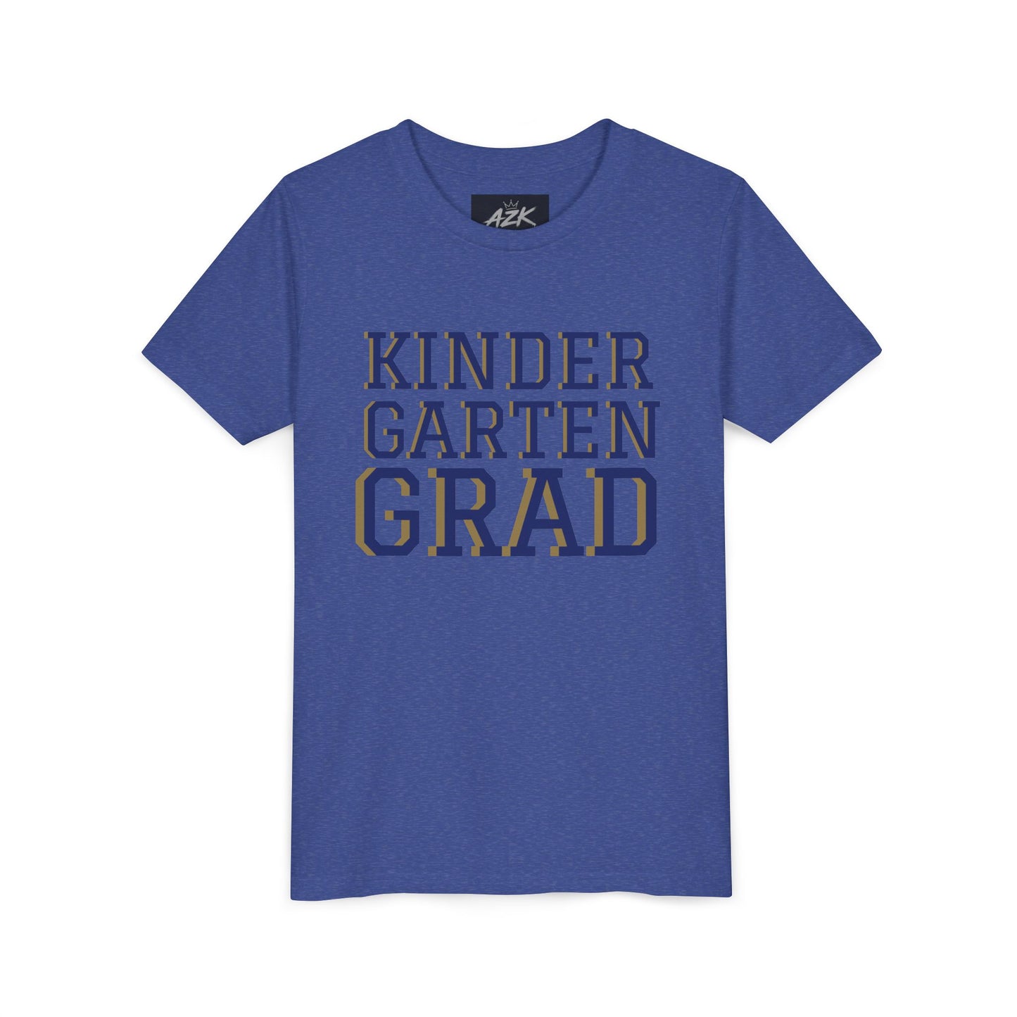 Kindergarten Grad Youth Tee — "Class of 38" Back Sports Jersey Style