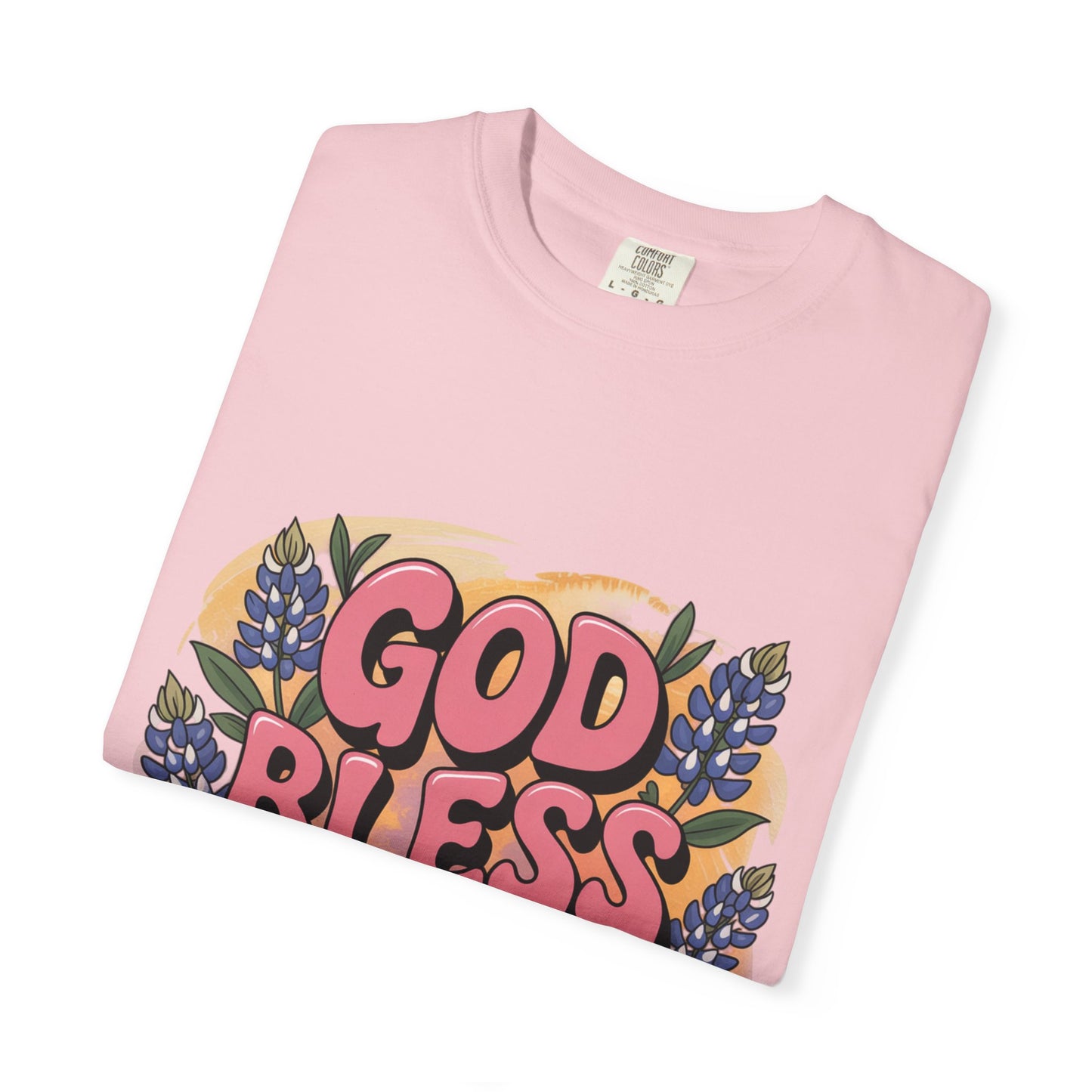 God Bless Texas Floral T-Shirt