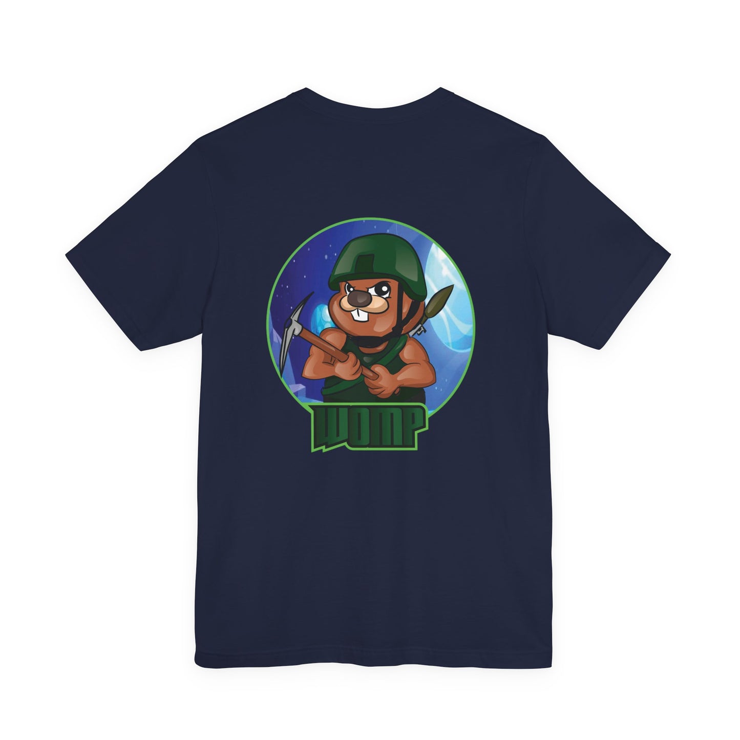 Beaver Archer Graphic Tee — 'WUP' Cute Gamer Wildlife T-Shirt