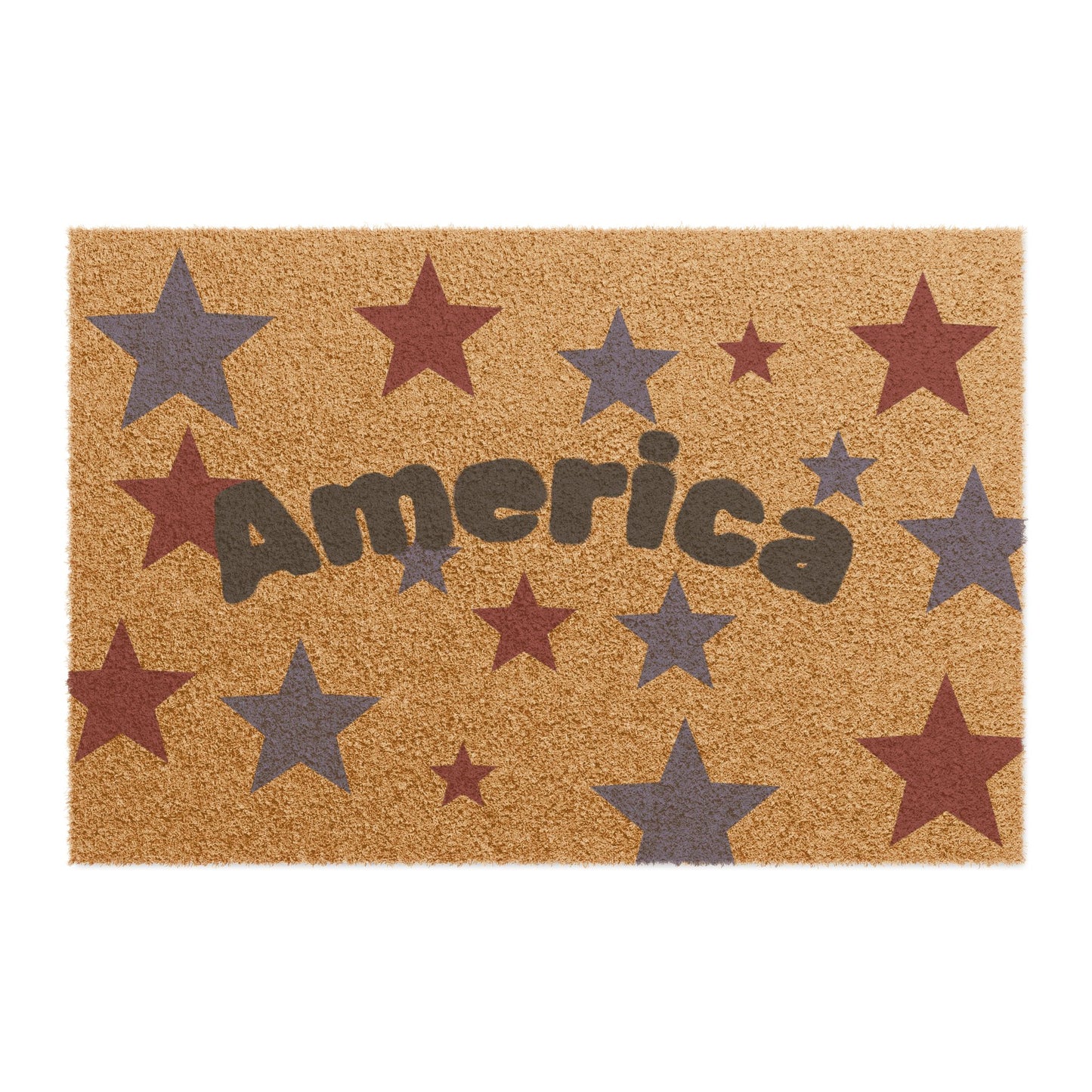 America Stars Doormat - Patriotic Welcome Mat for 4th of July & Everyday