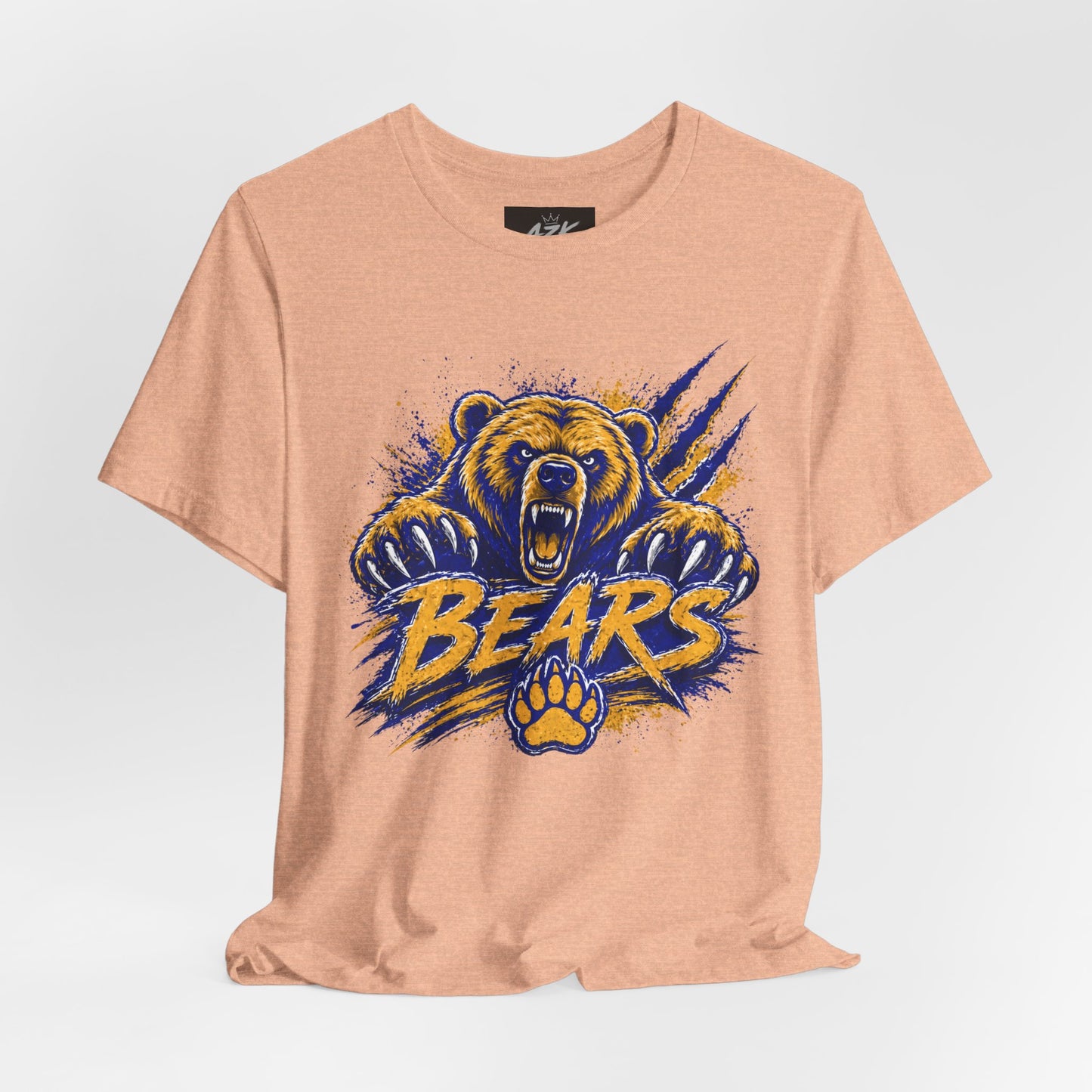 Bears Mascot Roaring Tee — School Spirit Sports T-Shirt