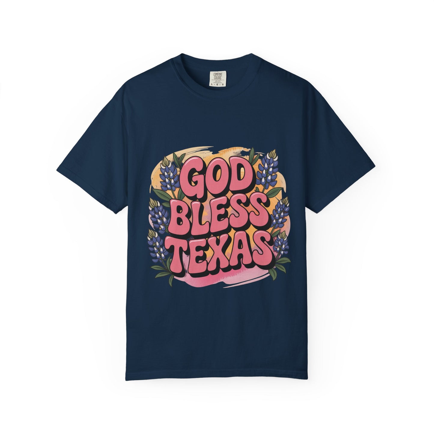 God Bless Texas Floral T-Shirt