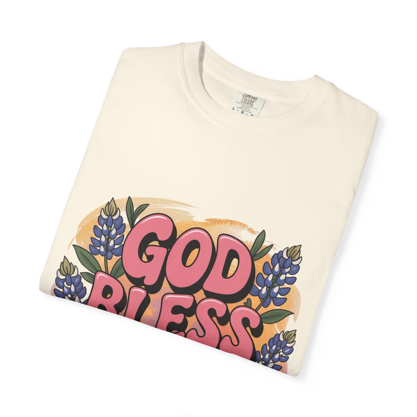 God Bless Texas Floral T-Shirt