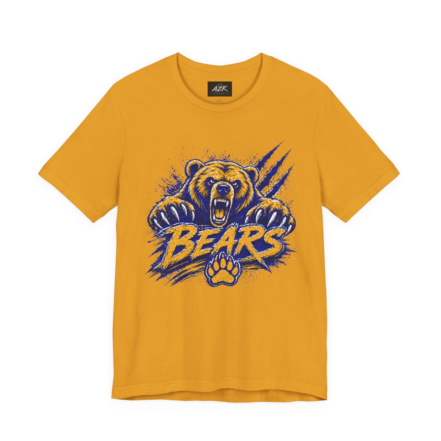Bears Mascot Roaring Tee — School Spirit Sports T-Shirt