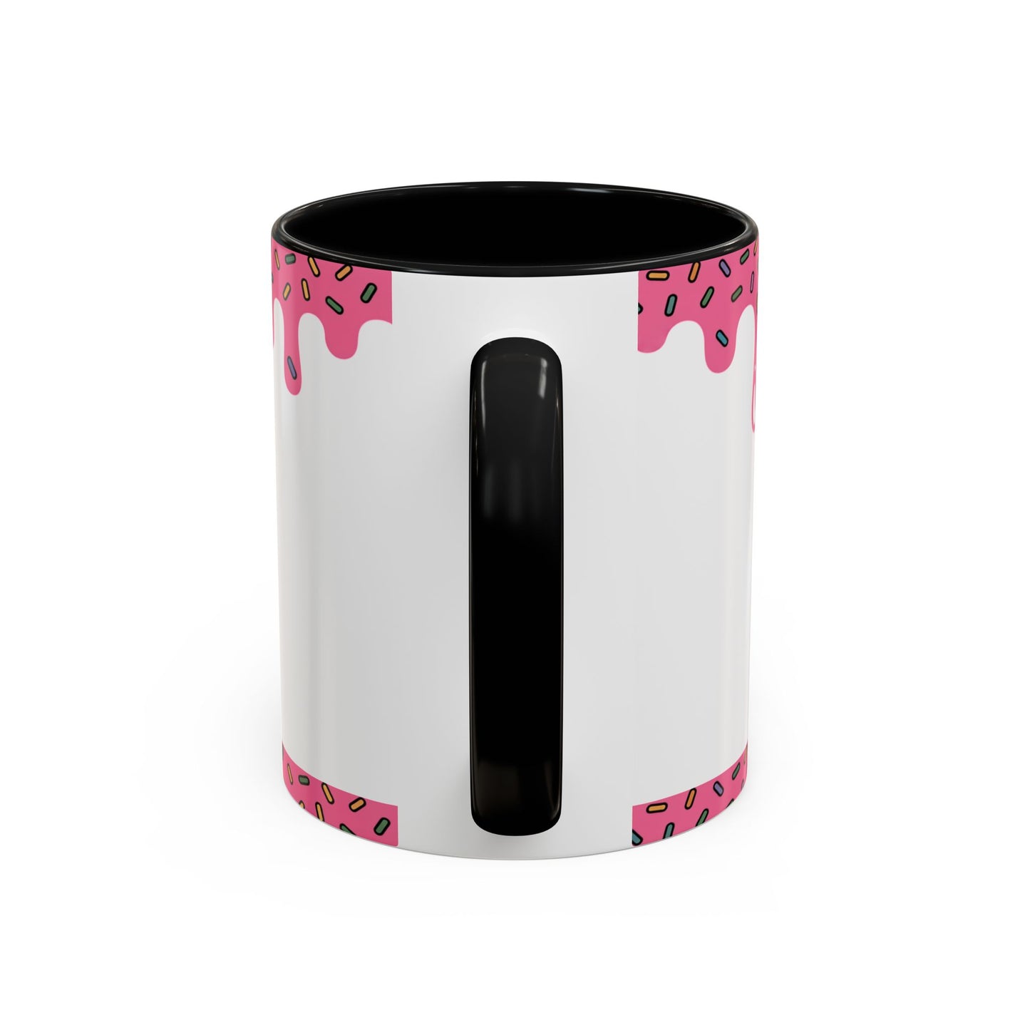 Mama Baseball Drip Accent Coffee Mug – Pink Sprinkle Baseball Mom Gift (11/15oz)