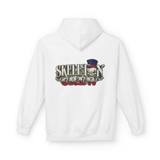 Skeleton Crew Hoodie — Skull Top Hat Graphic Pullover
