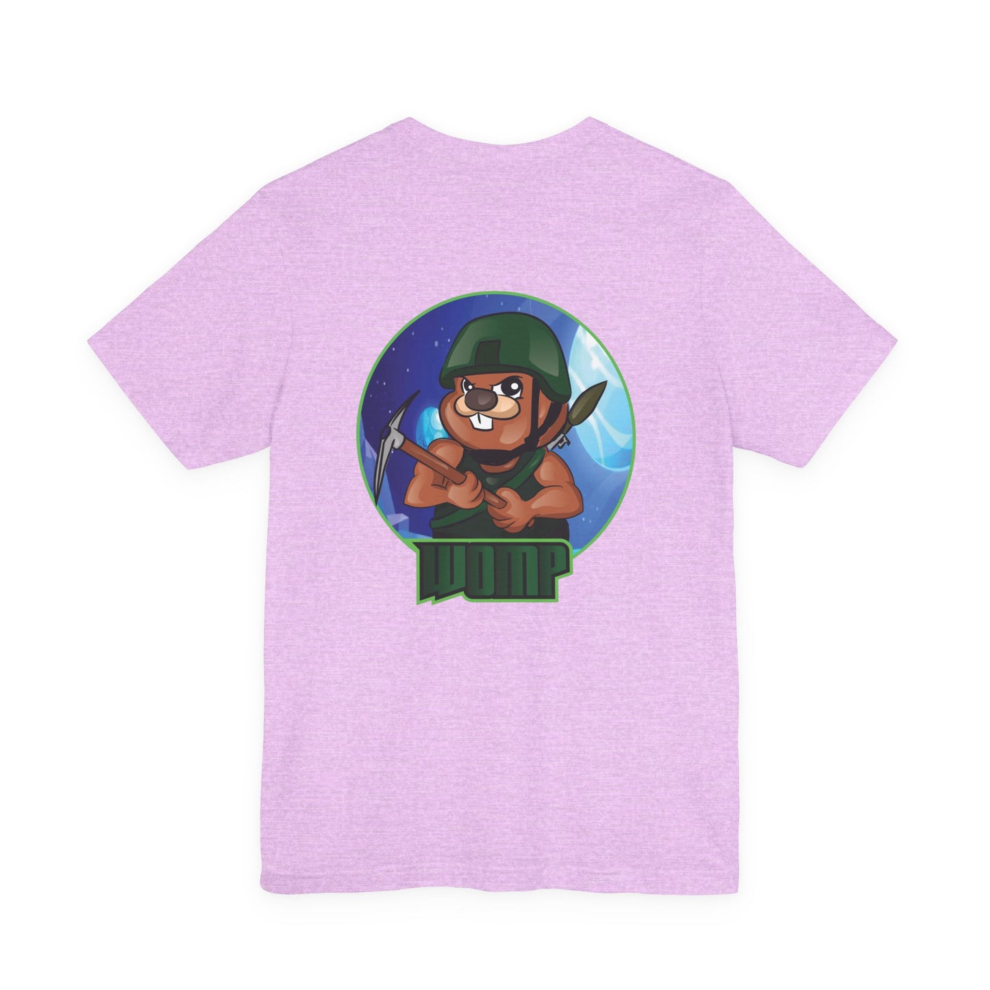 Beaver Archer Graphic Tee — 'WUP' Cute Gamer Wildlife T-Shirt