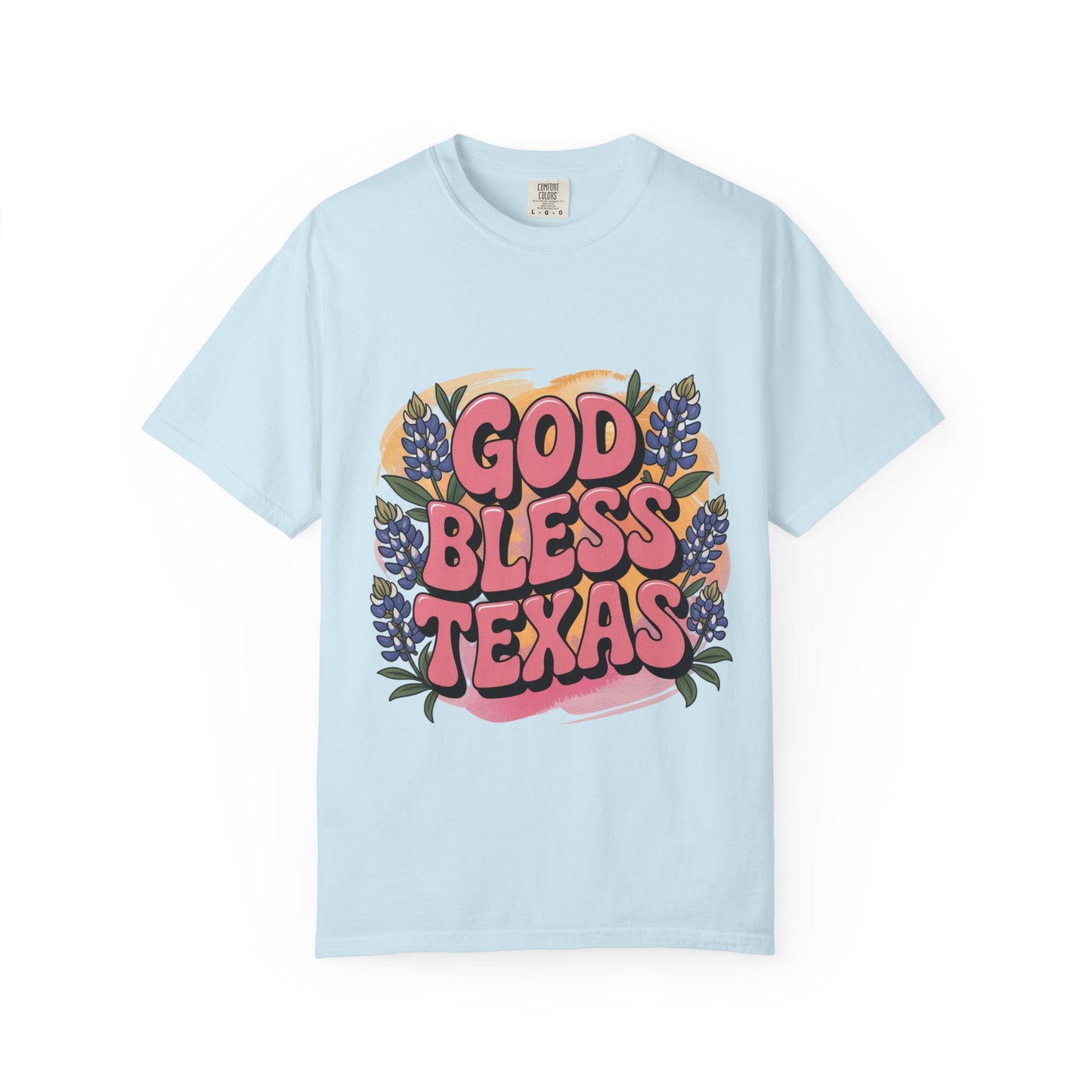 God Bless Texas Floral T-Shirt