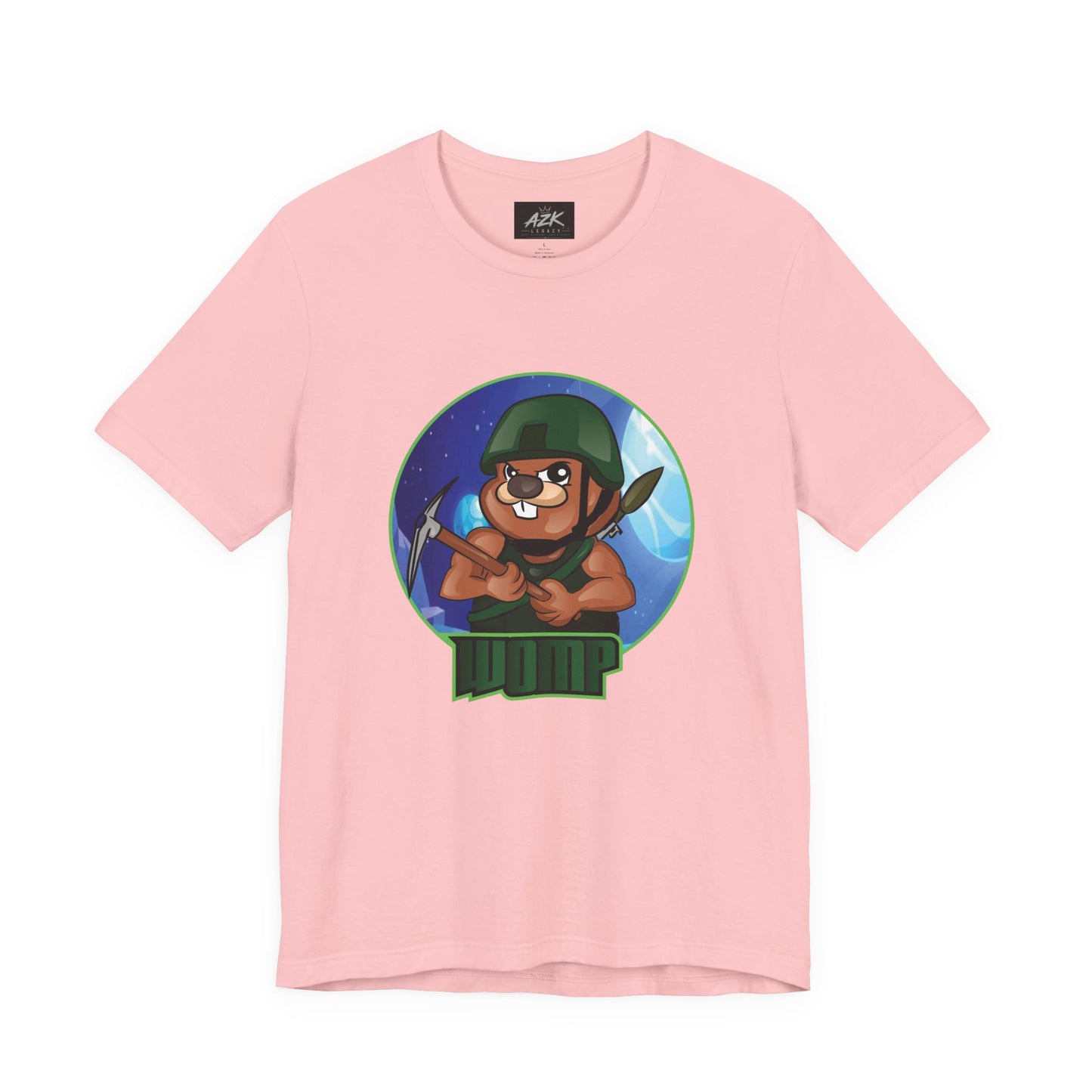 Soldier Bear Cartoon T‑Shirt — Cute Military Mascot Tee