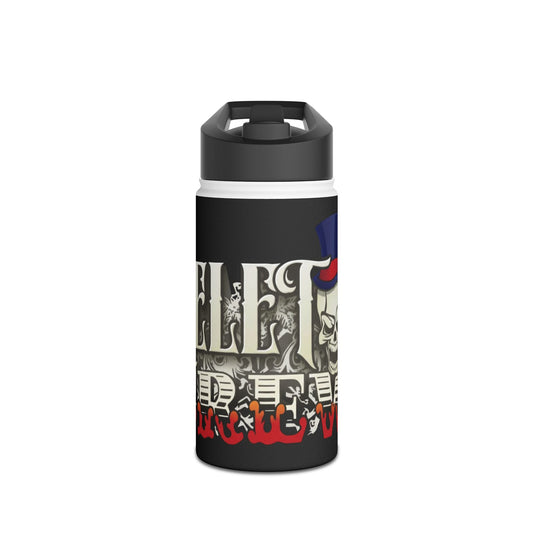 Skull & Flames Stainless Steel Water Bottle — Rocker Graphic Insulated Bottle