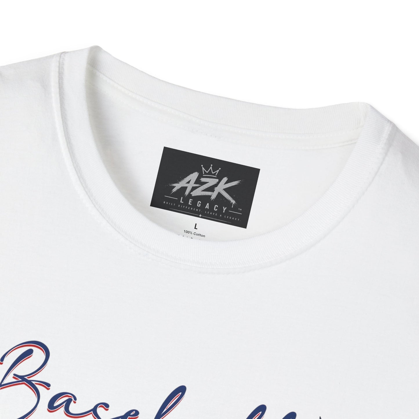 Baseball Mama T-Shirt — Patriotic Stars & Stripes Mom Tee