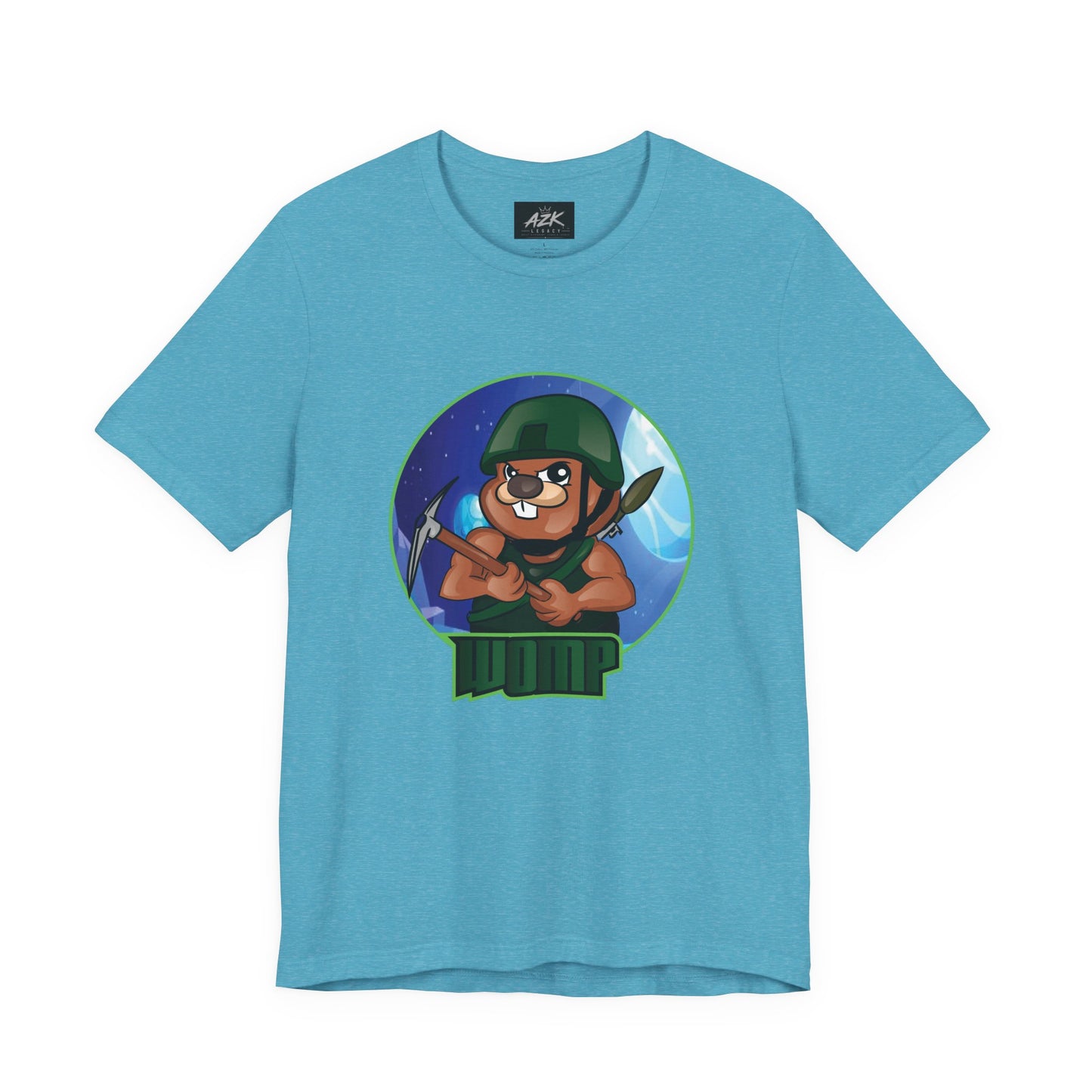 Soldier Bear Cartoon T‑Shirt — Cute Military Mascot Tee