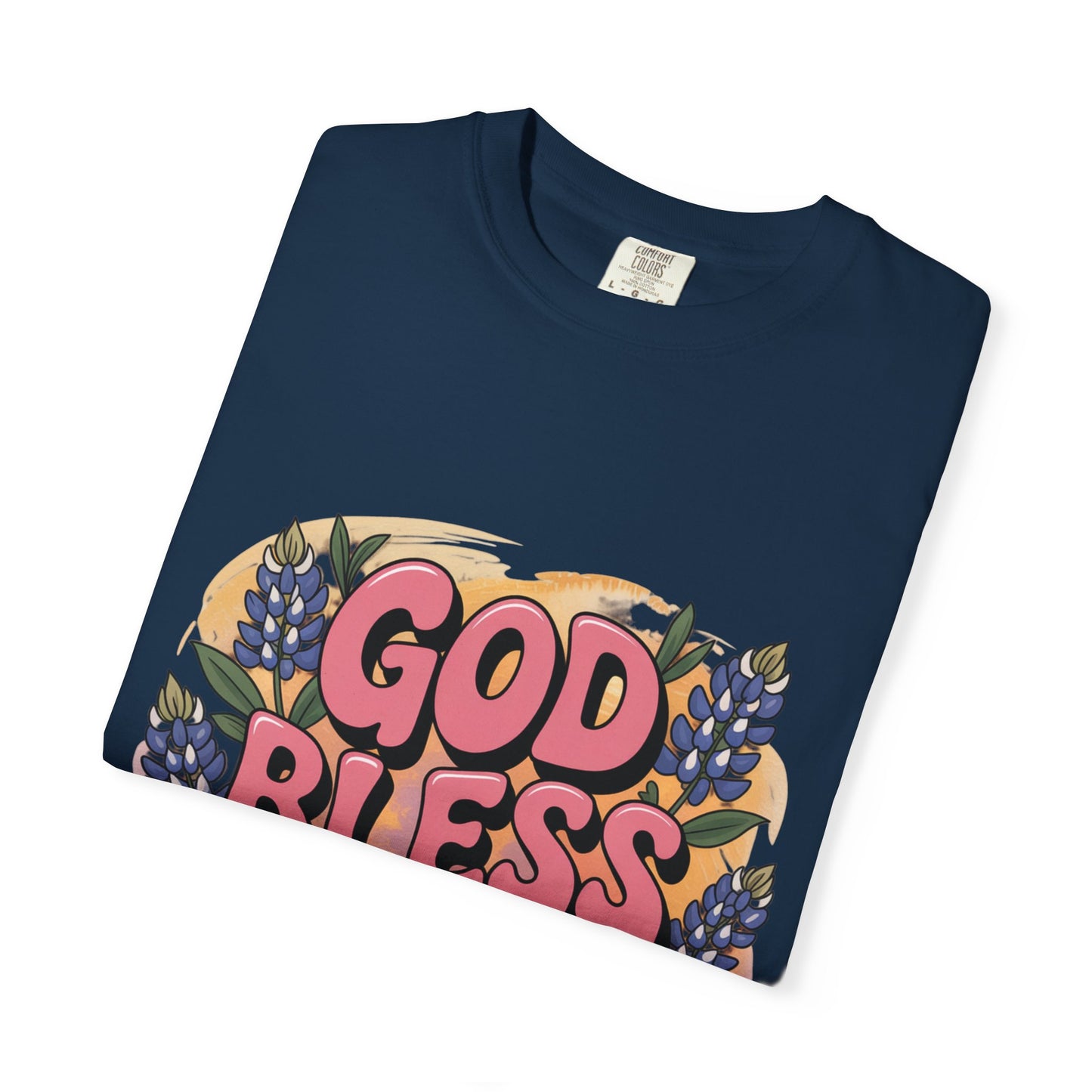 God Bless Texas Floral T-Shirt