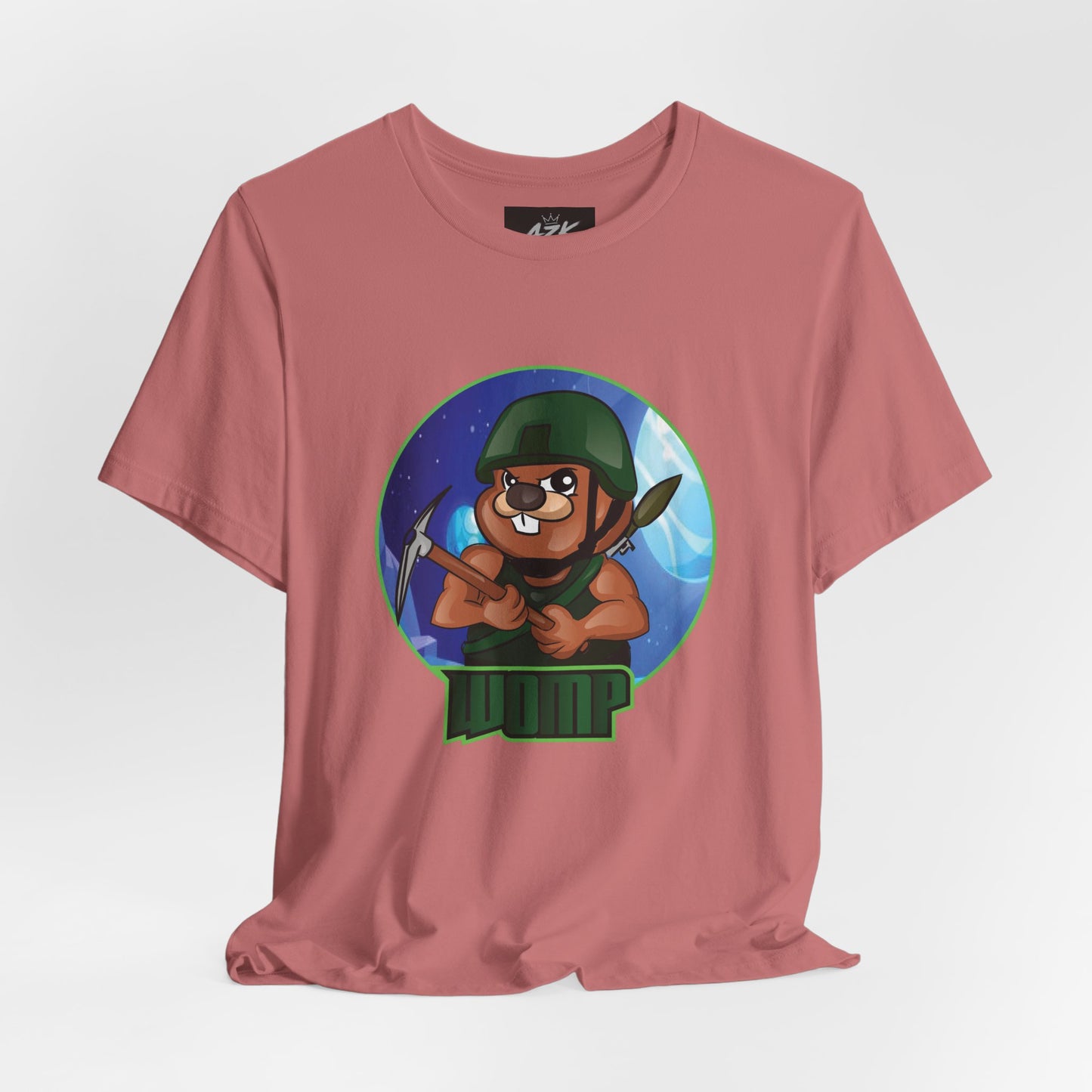 Soldier Bear Cartoon T‑Shirt — Cute Military Mascot Tee