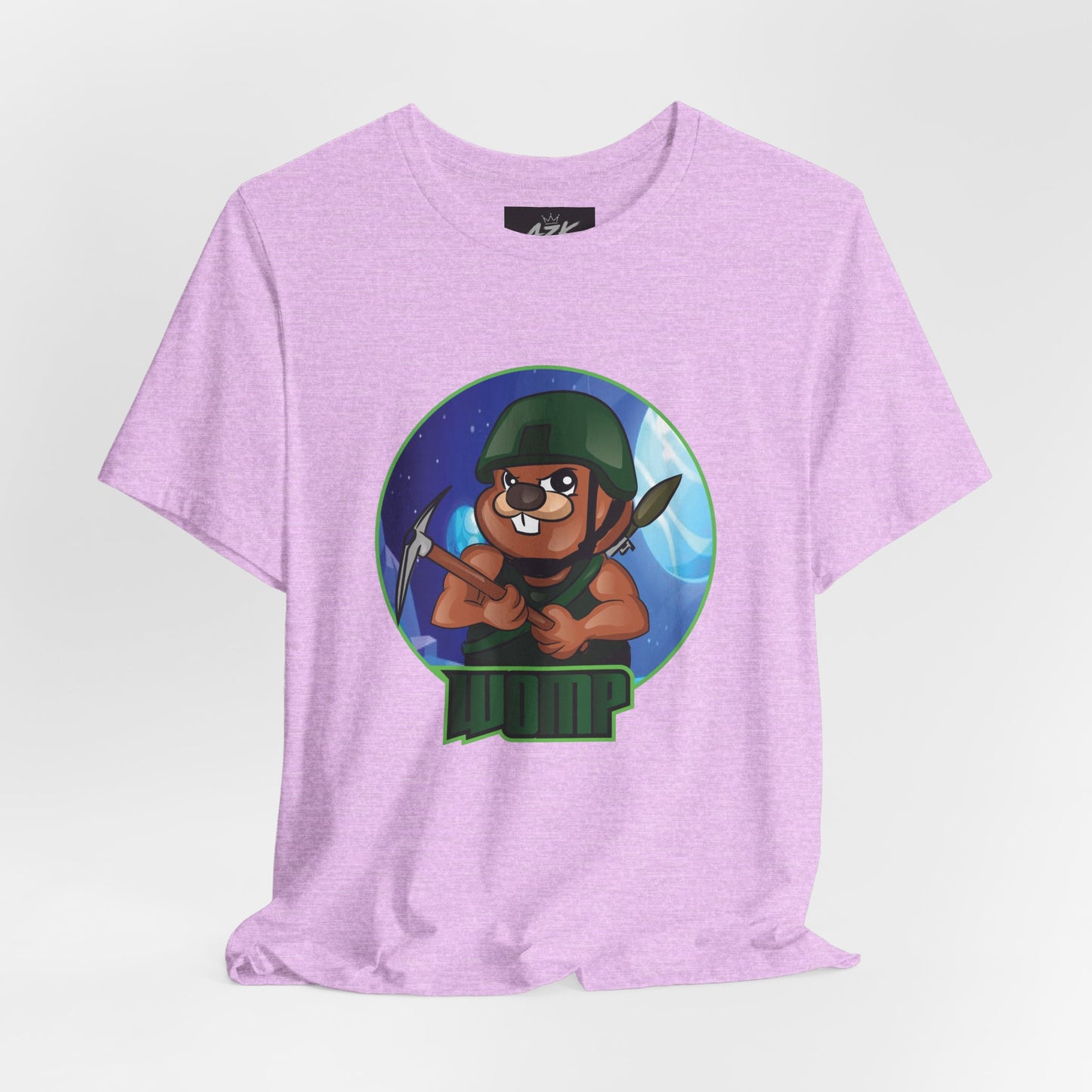 Soldier Bear Cartoon T‑Shirt — Cute Military Mascot Tee