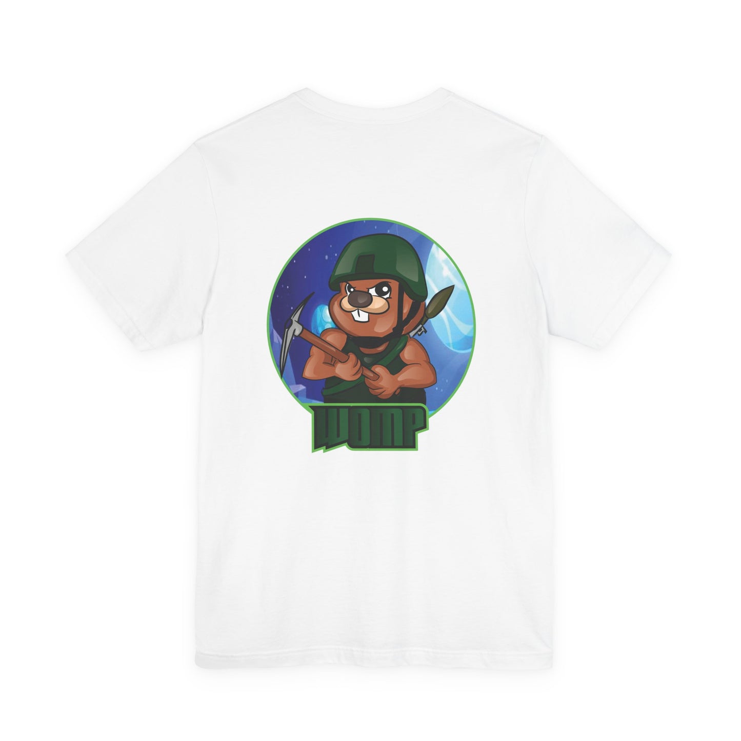 Beaver Archer Graphic Tee — 'WUP' Cute Gamer Wildlife T-Shirt