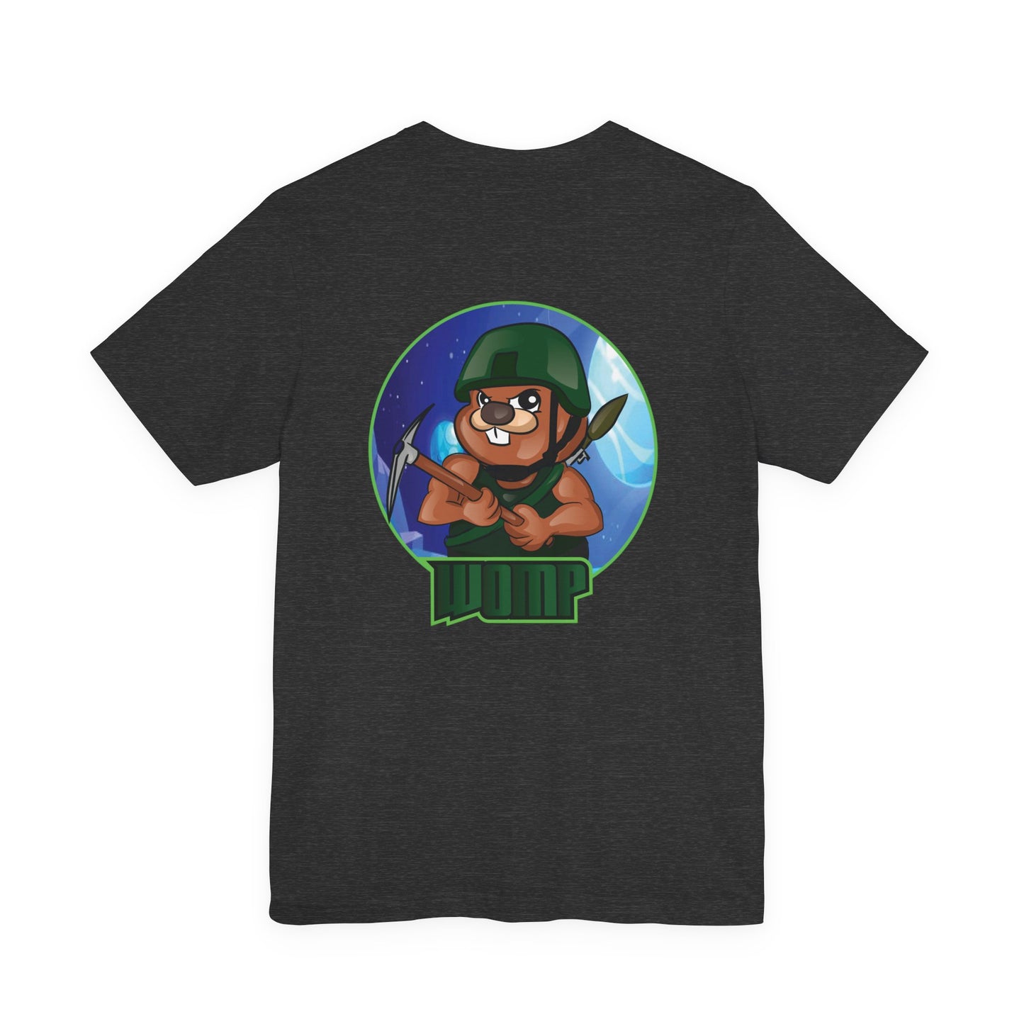 Beaver Archer Graphic Tee — 'WUP' Cute Gamer Wildlife T-Shirt