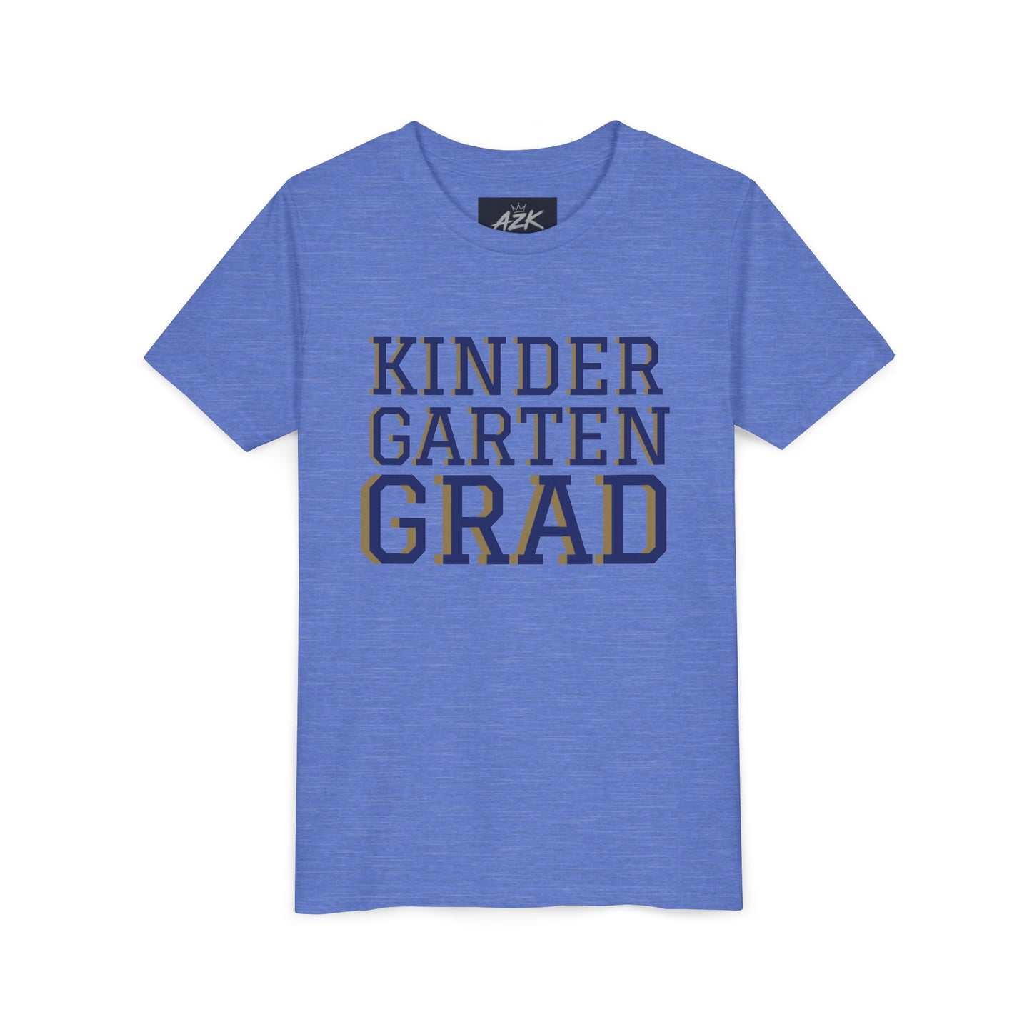 Kindergarten Grad Youth Tee — "Class of 38" Back Sports Jersey Style
