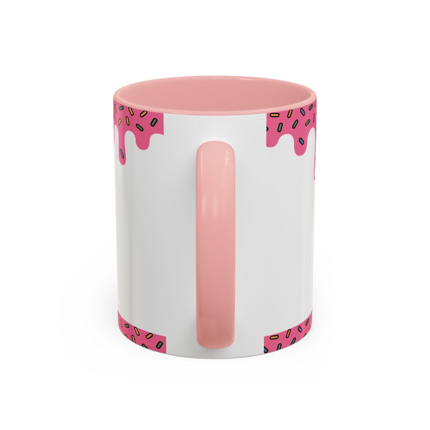 Mama Baseball Drip Accent Coffee Mug – Pink Sprinkle Baseball Mom Gift (11/15oz)