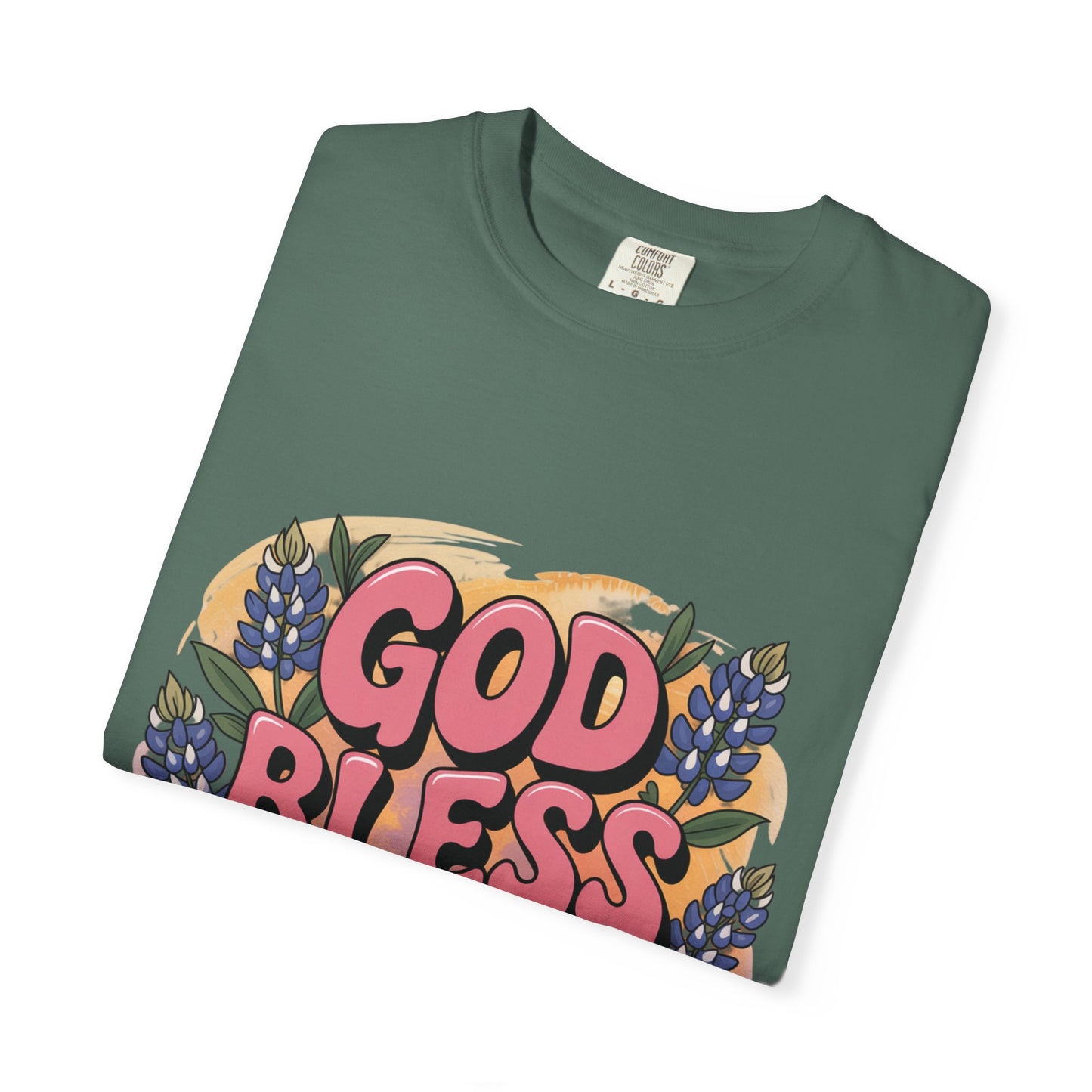 God Bless Texas Floral T-Shirt