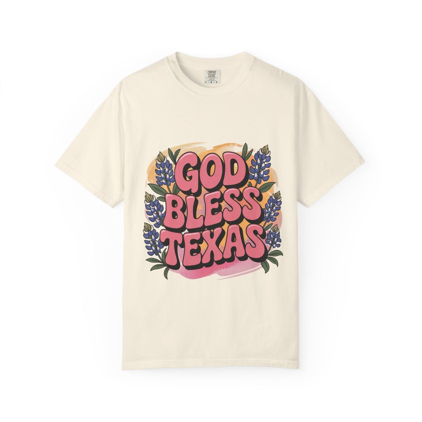 God Bless Texas Floral T-Shirt